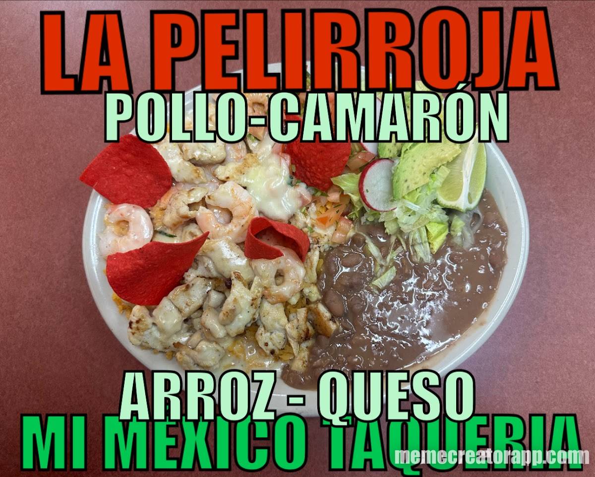 Mí México Taquería меню