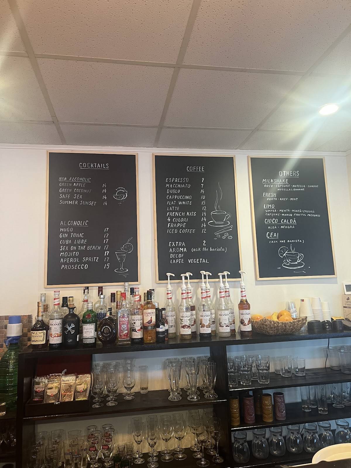 Moncafe меню