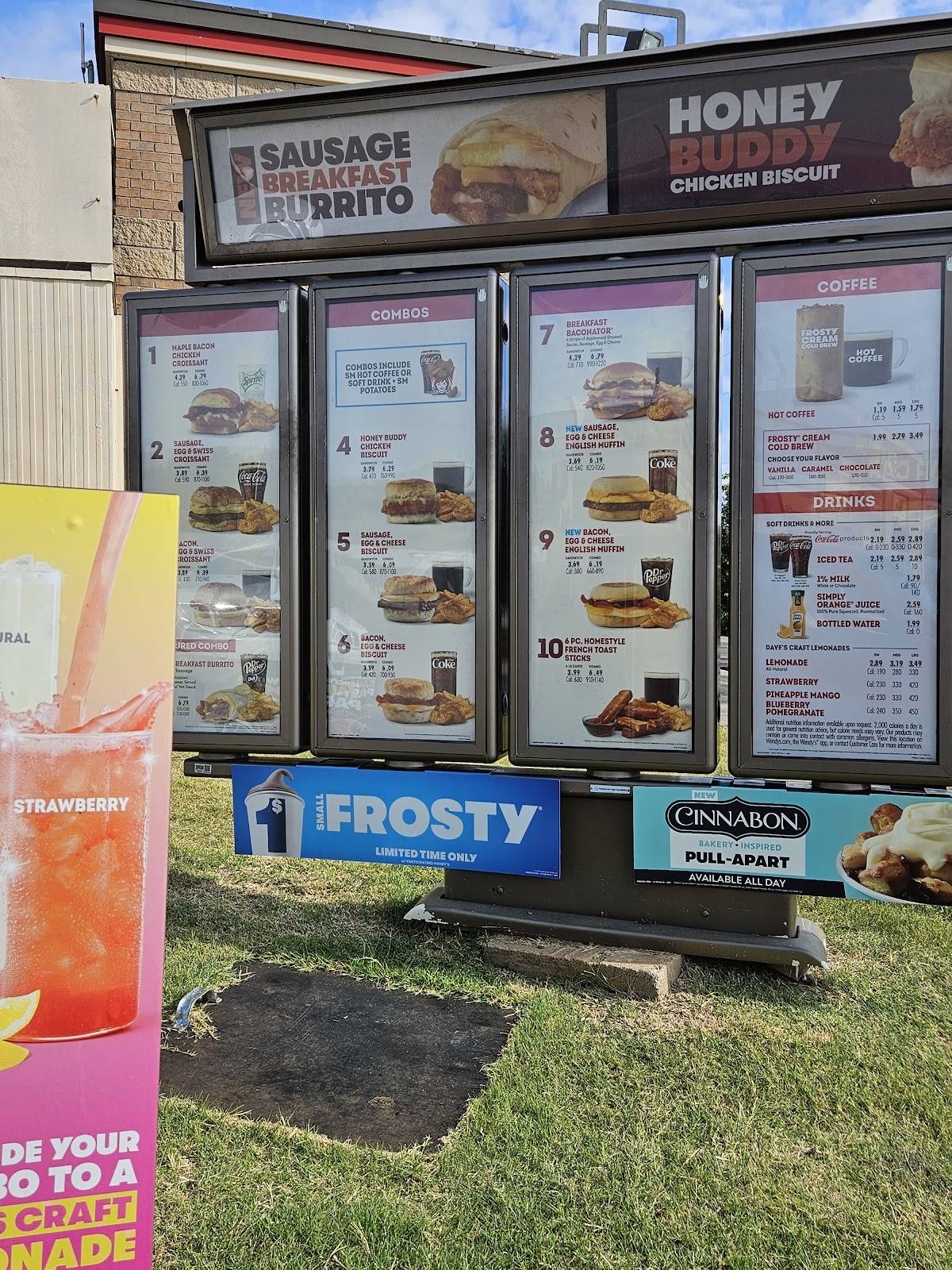 Wendy's меню