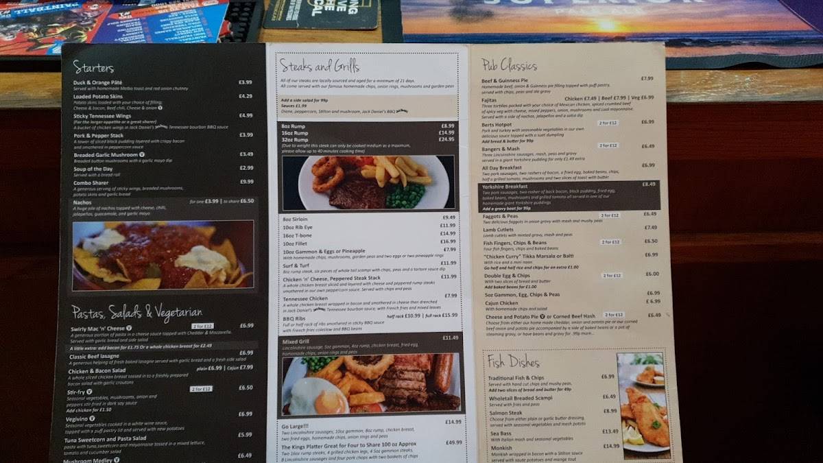 Navigation Inn меню