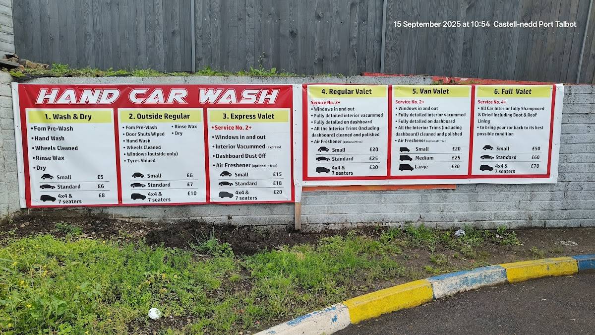 Neath Cafe & Car Wash меню