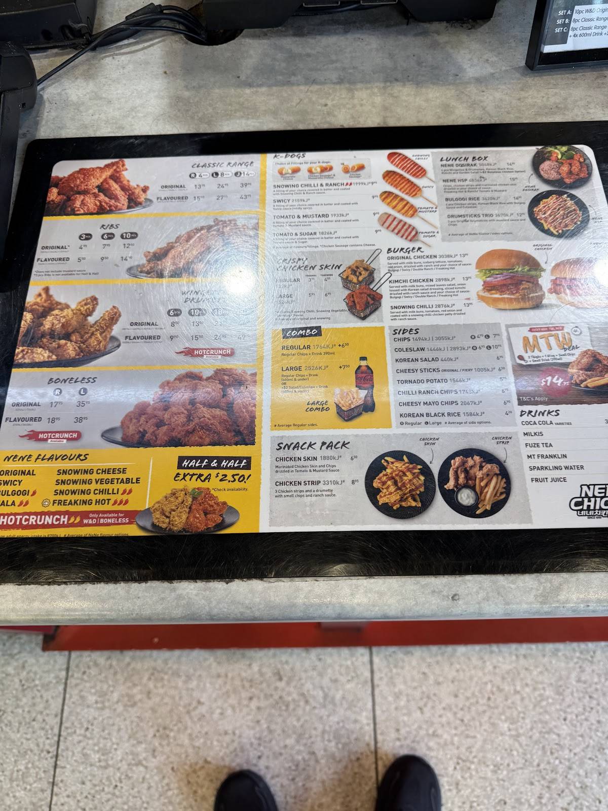 Nene Chicken Point Cook меню