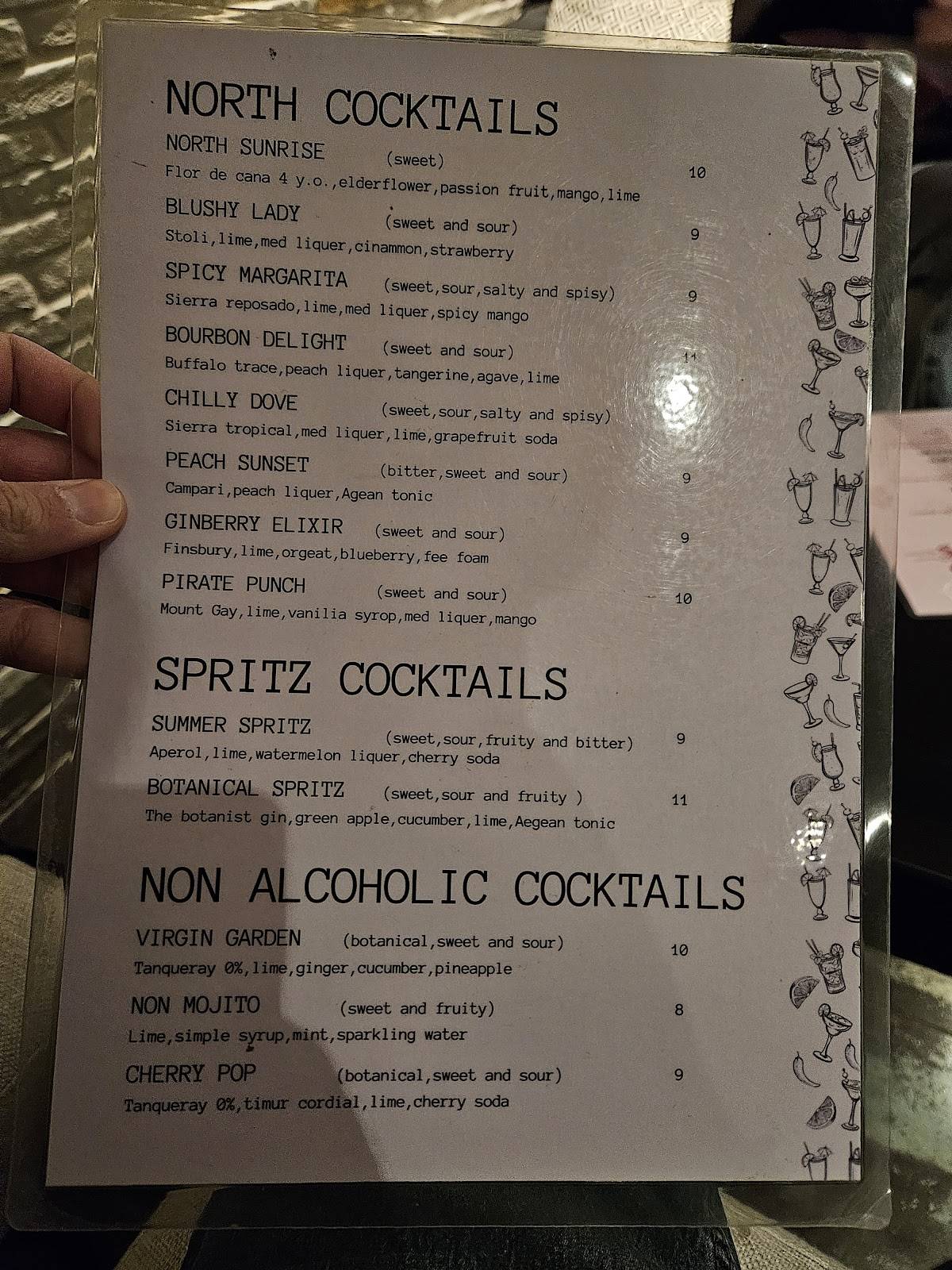 North Cafe меню