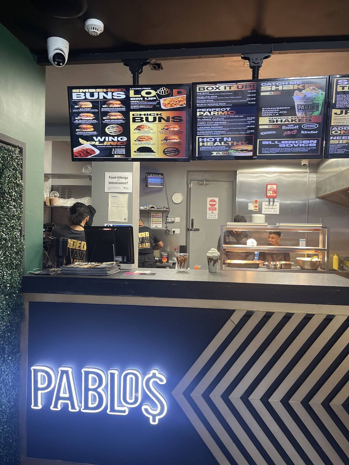 Pablos Nottingham меню