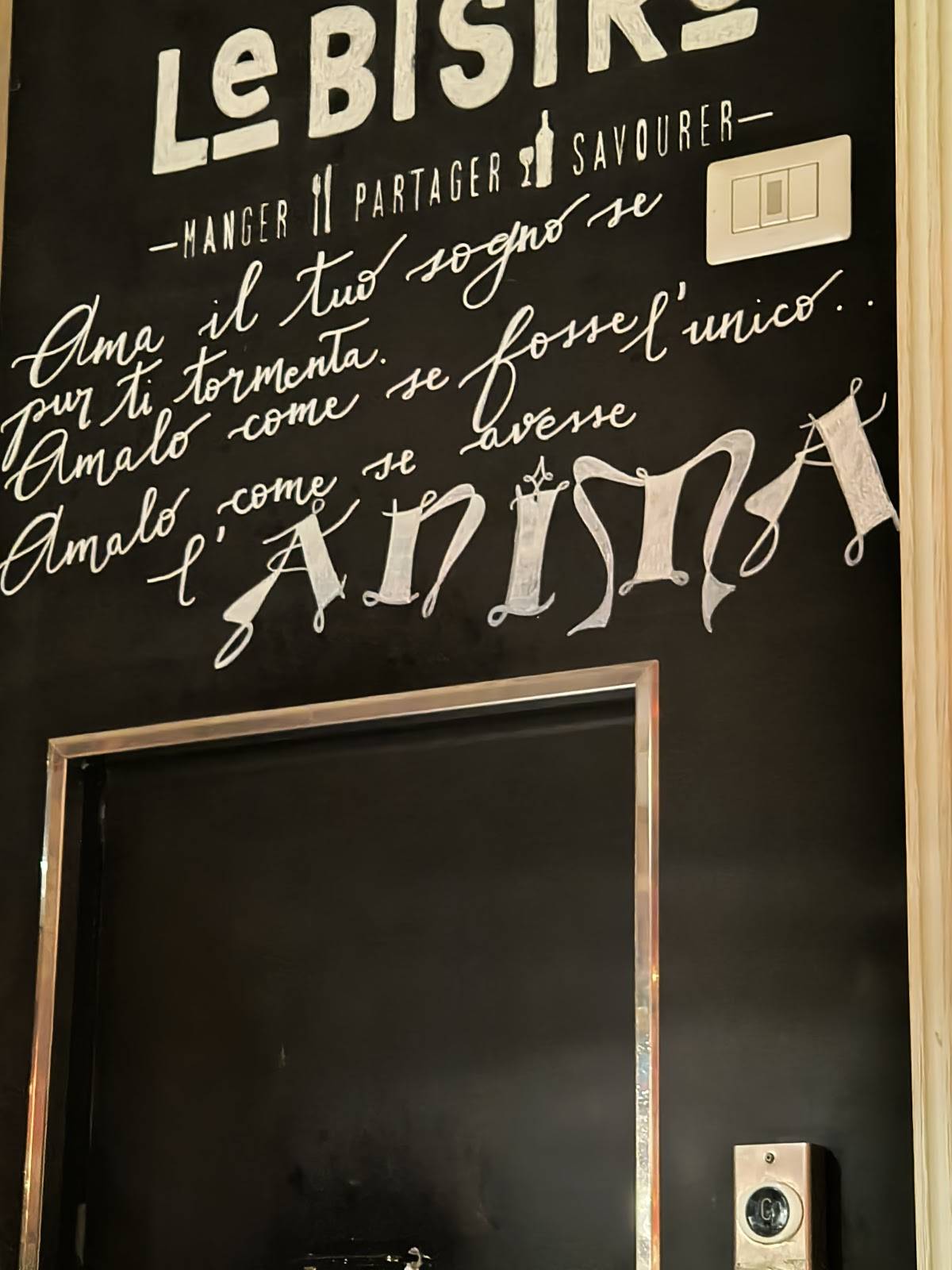 Numbs Le Bistro меню