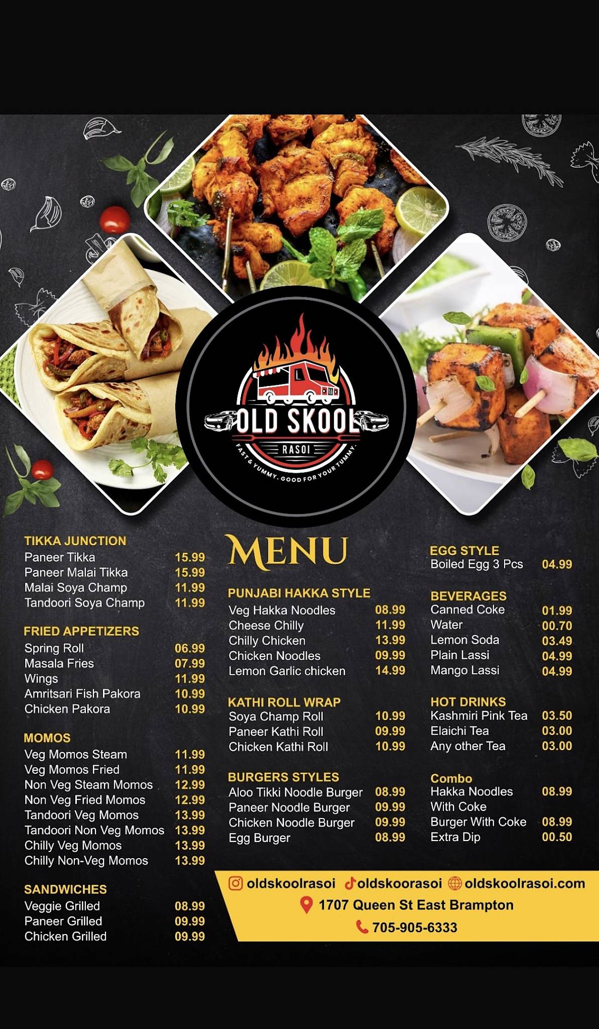 Oldskool Rasoi ( Bramalea )(at esso gas station) меню