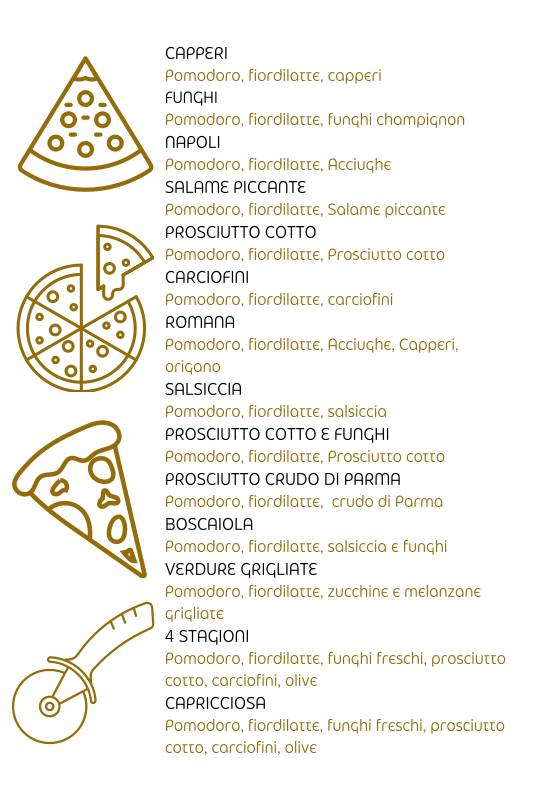 Osteria Pizzeria Montecavallo меню