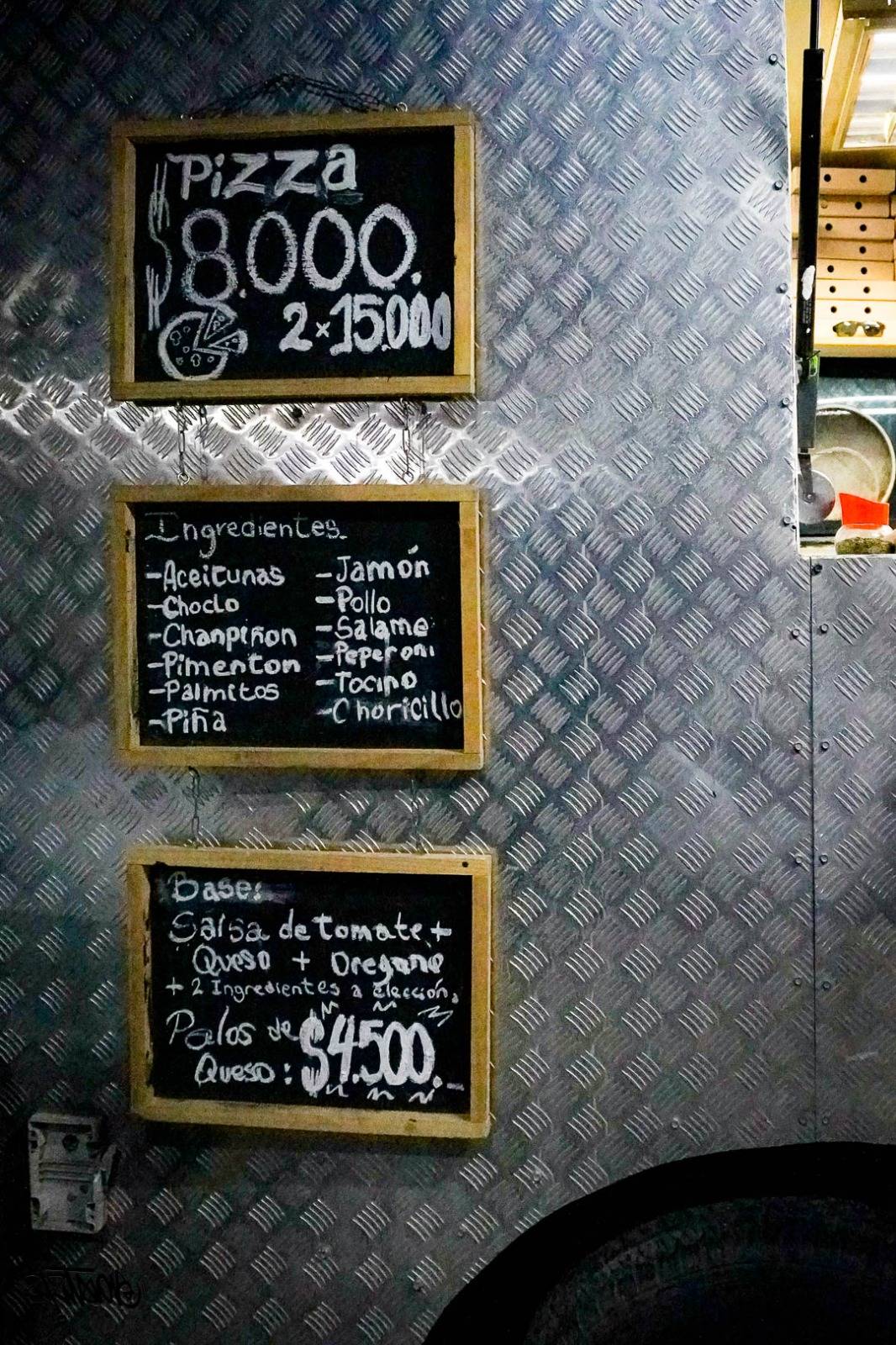 PAPAPI PIZZAS меню