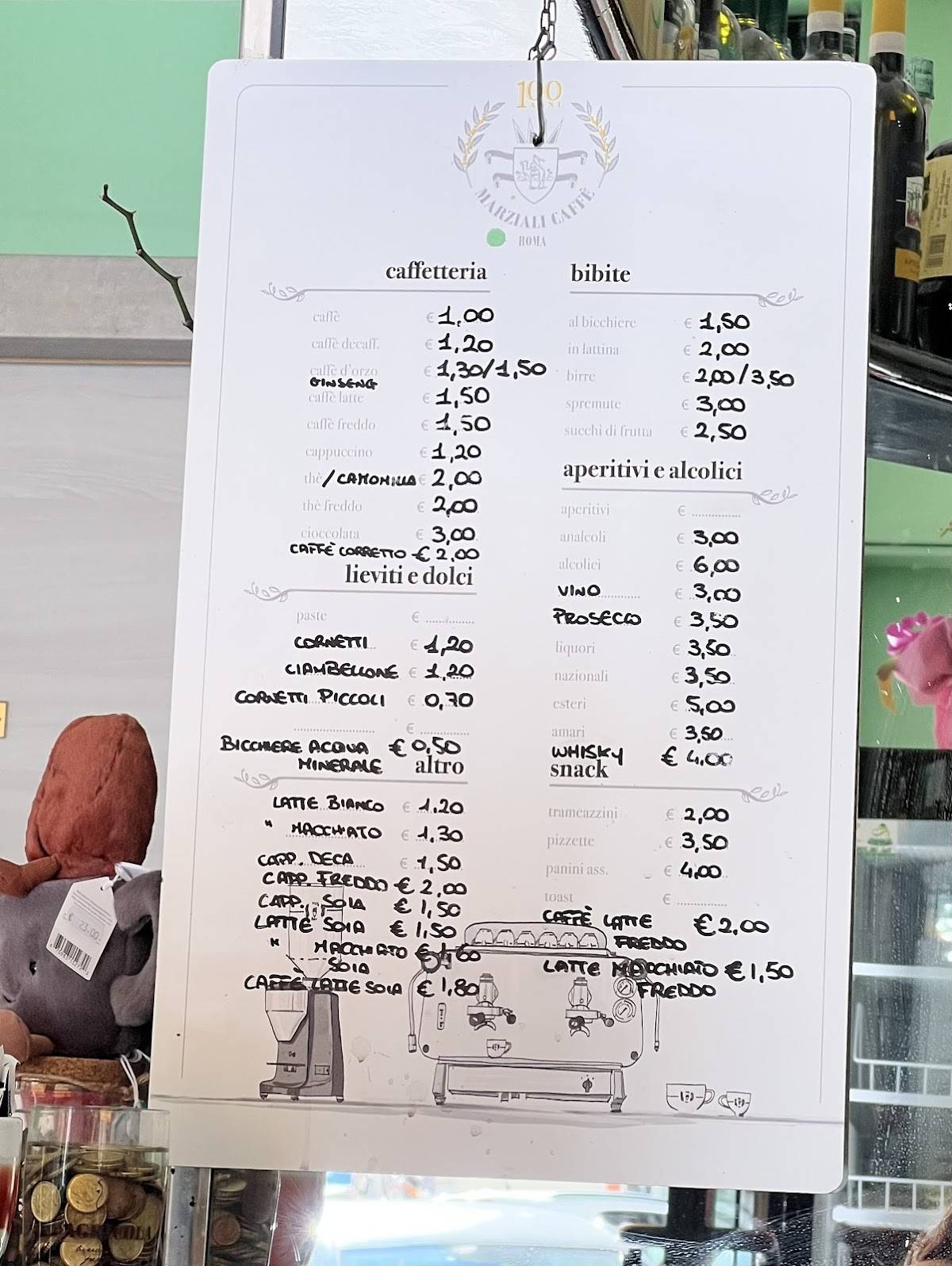 Pago's Bar меню
