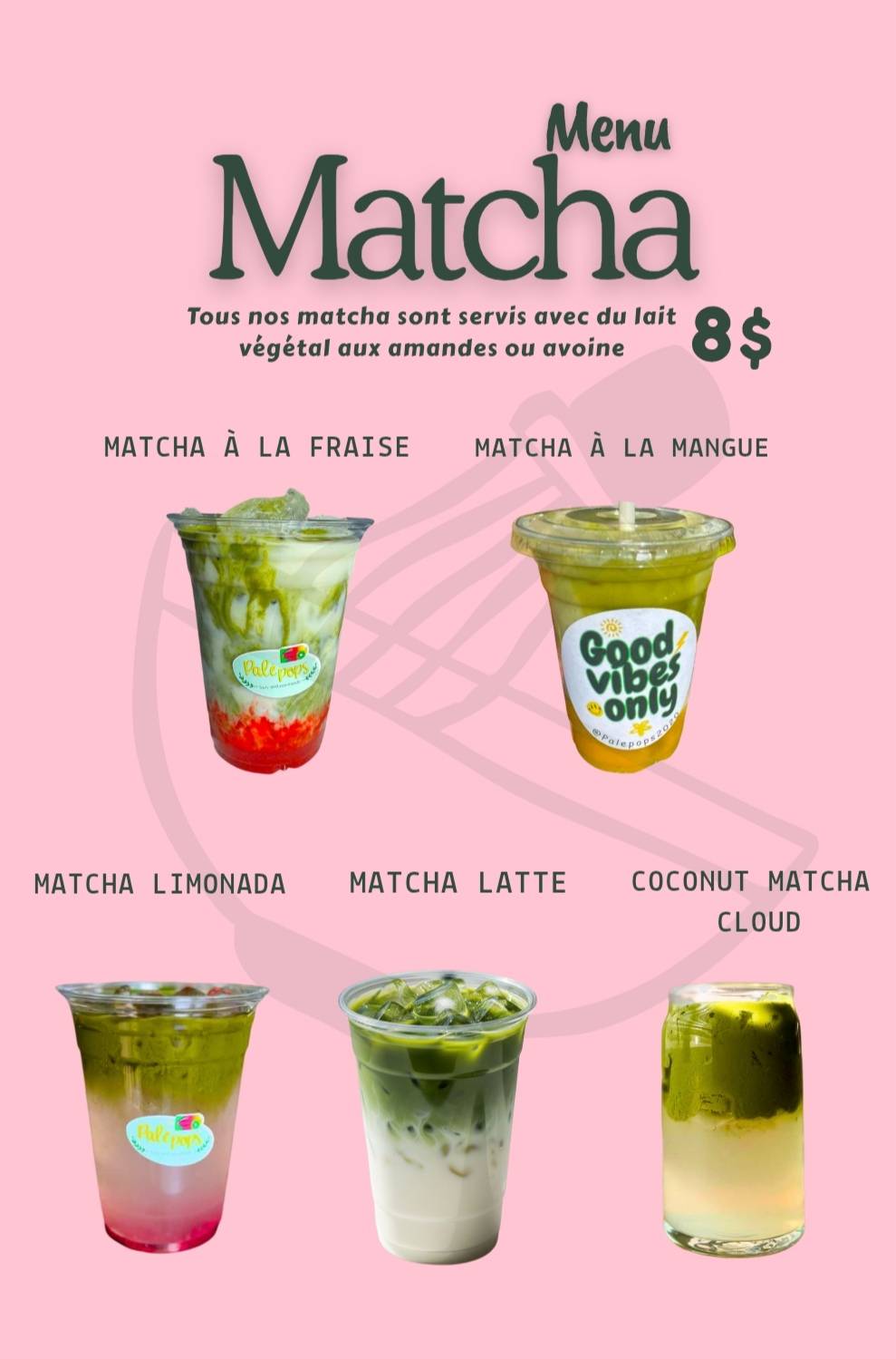 Palépops меню