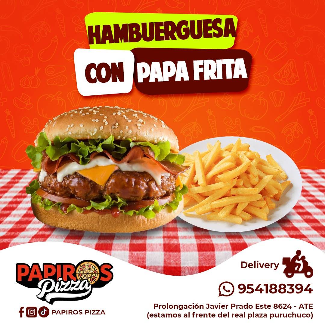 Papiros Pizza меню