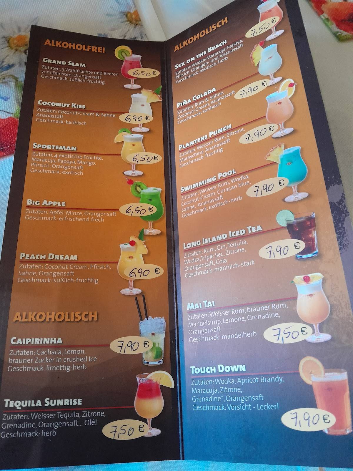 Papperlapapp меню