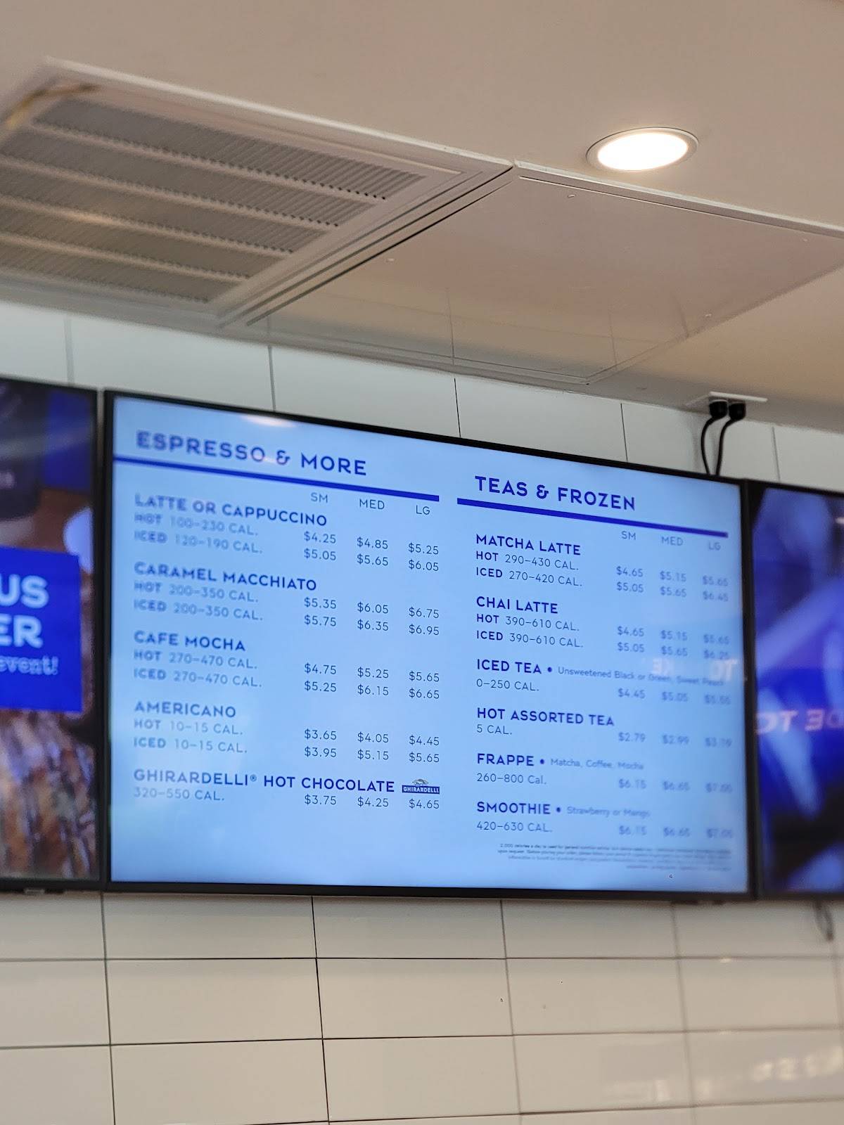 Paris Baguette меню