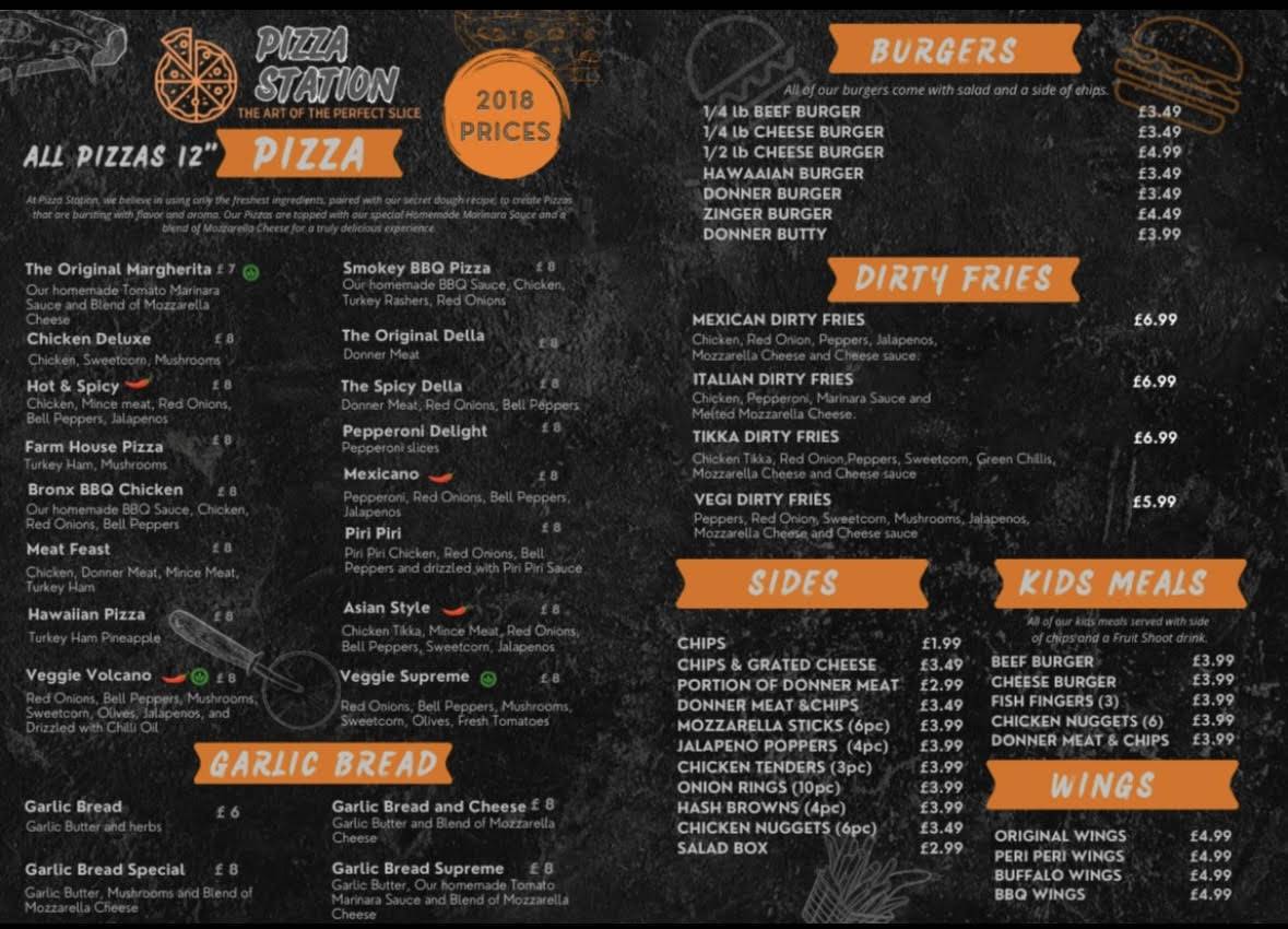 Pizza Station меню