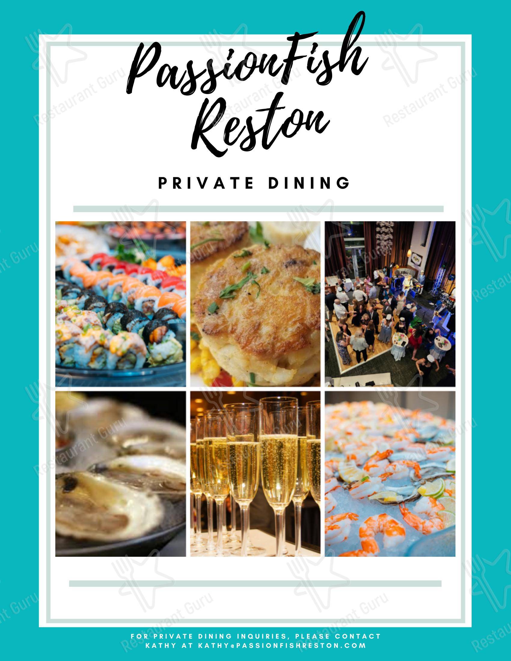 Детское ресторана PassionFish Reston