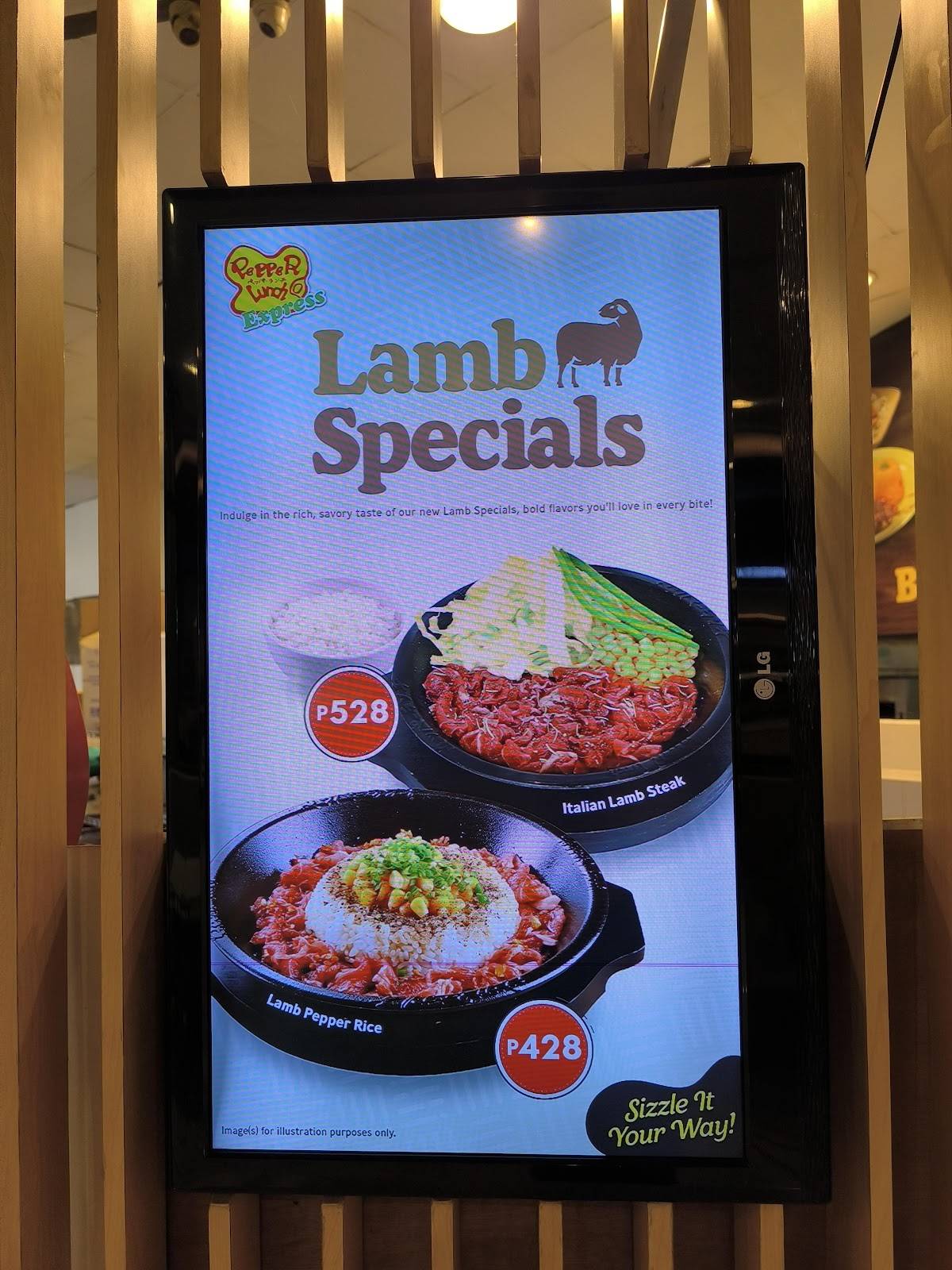 Pepper Lunch Express - Robinsons Magnolia меню