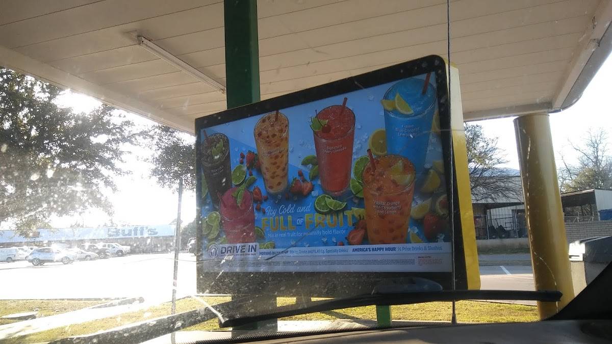 Sonic Drive-In меню