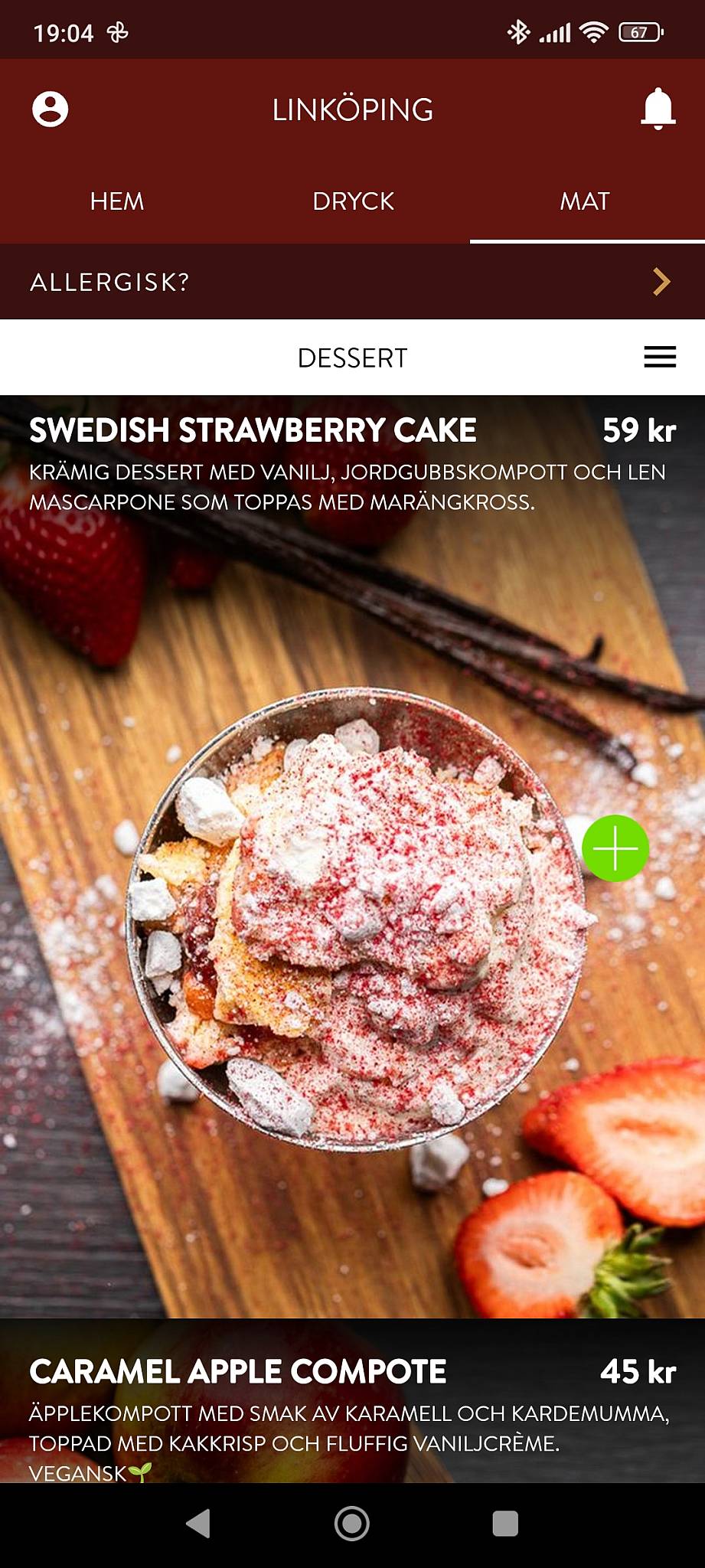 Pinchos Linköping меню