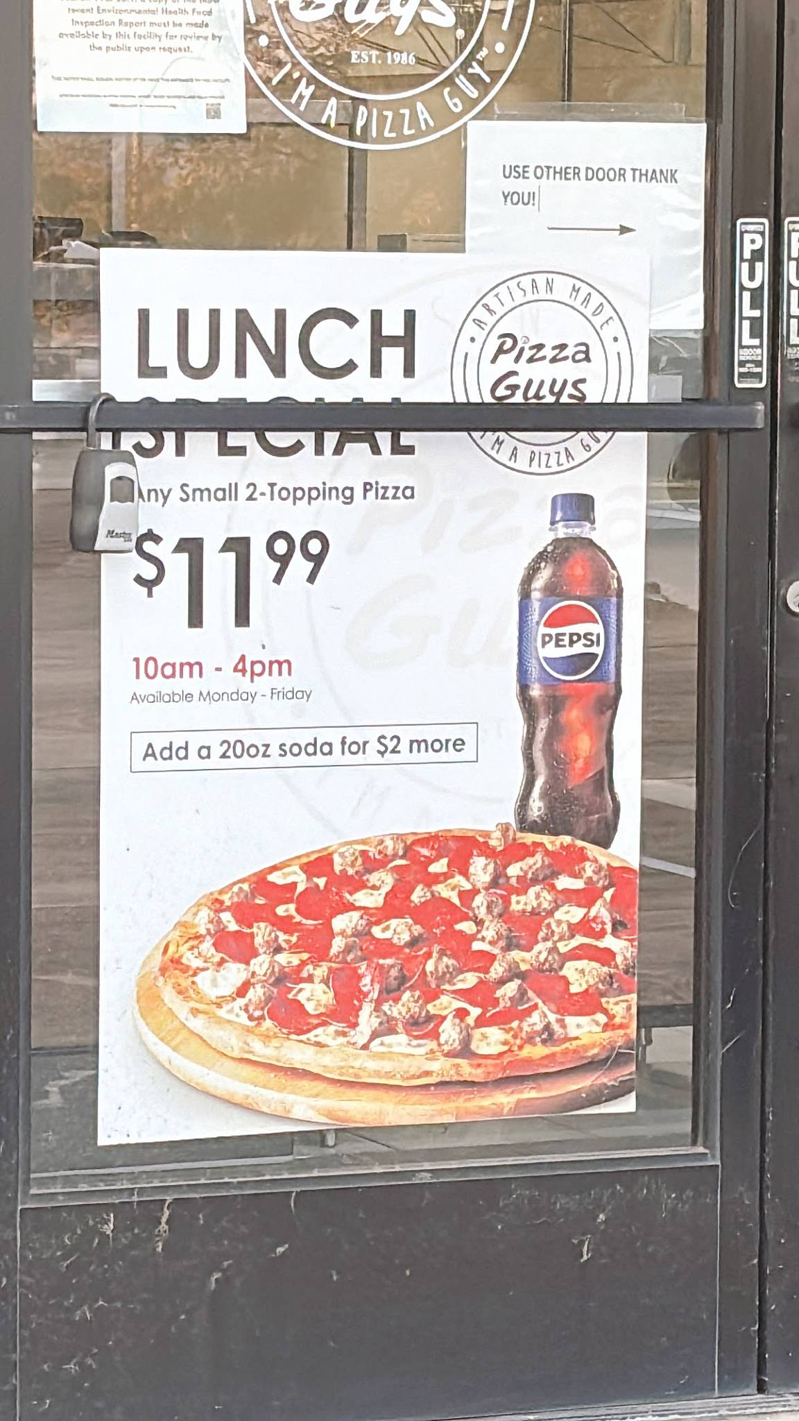 Pizza Guys меню