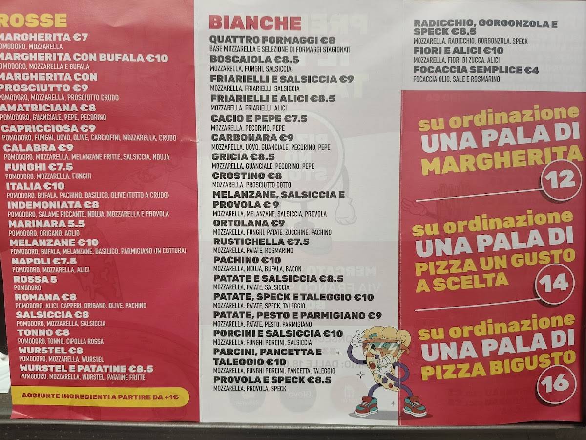 Pizza e Birra Breschini меню