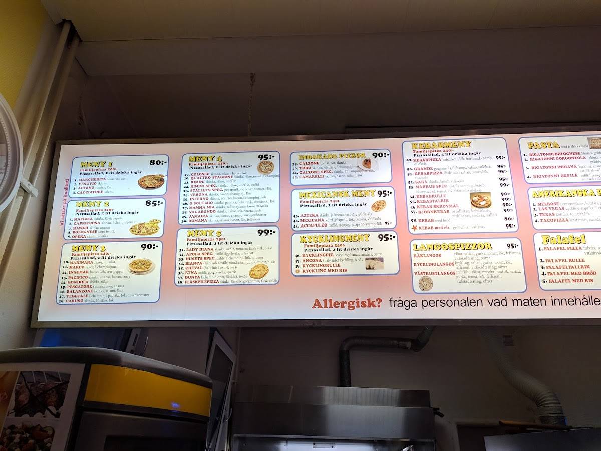 Pizzeria Apolo меню