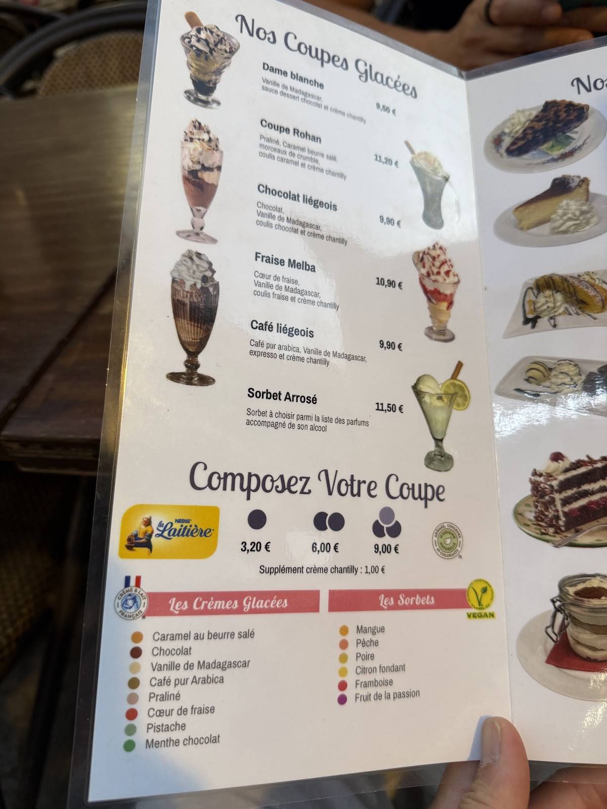 Café Rohan меню