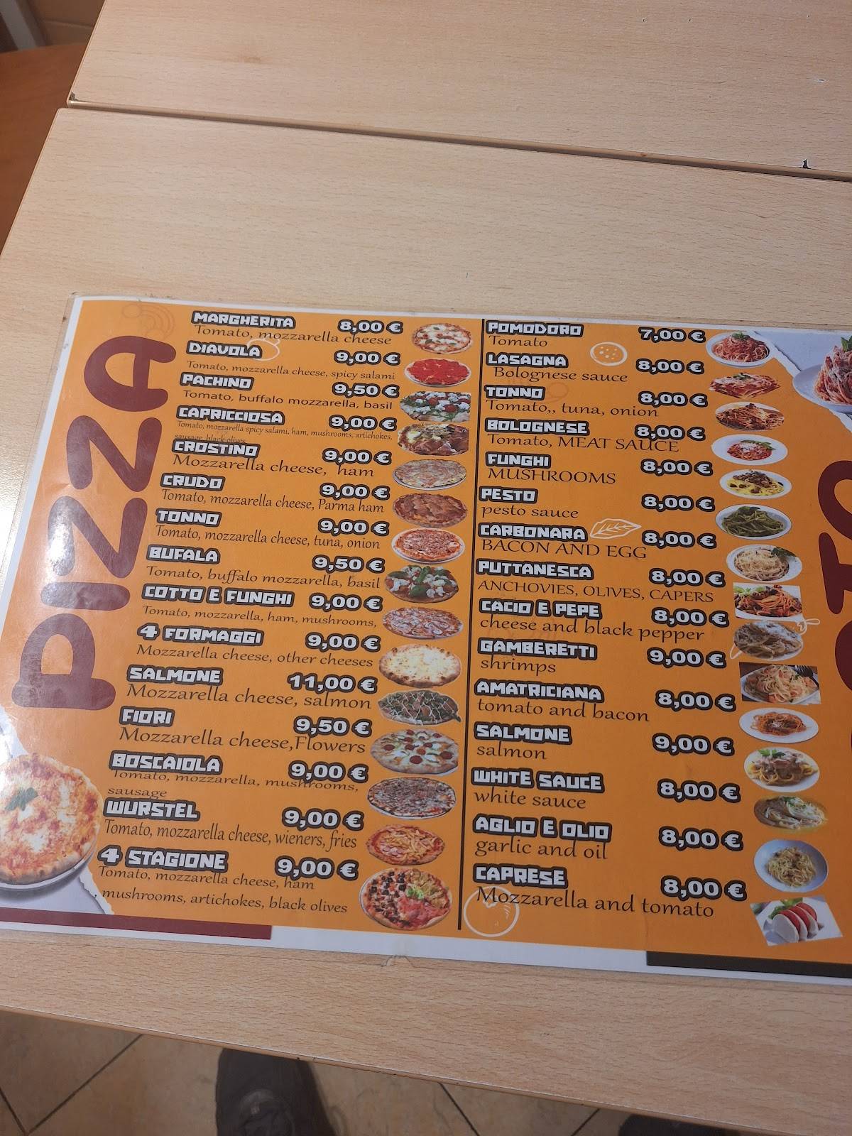 Pizzeria leonina kebab Roma меню