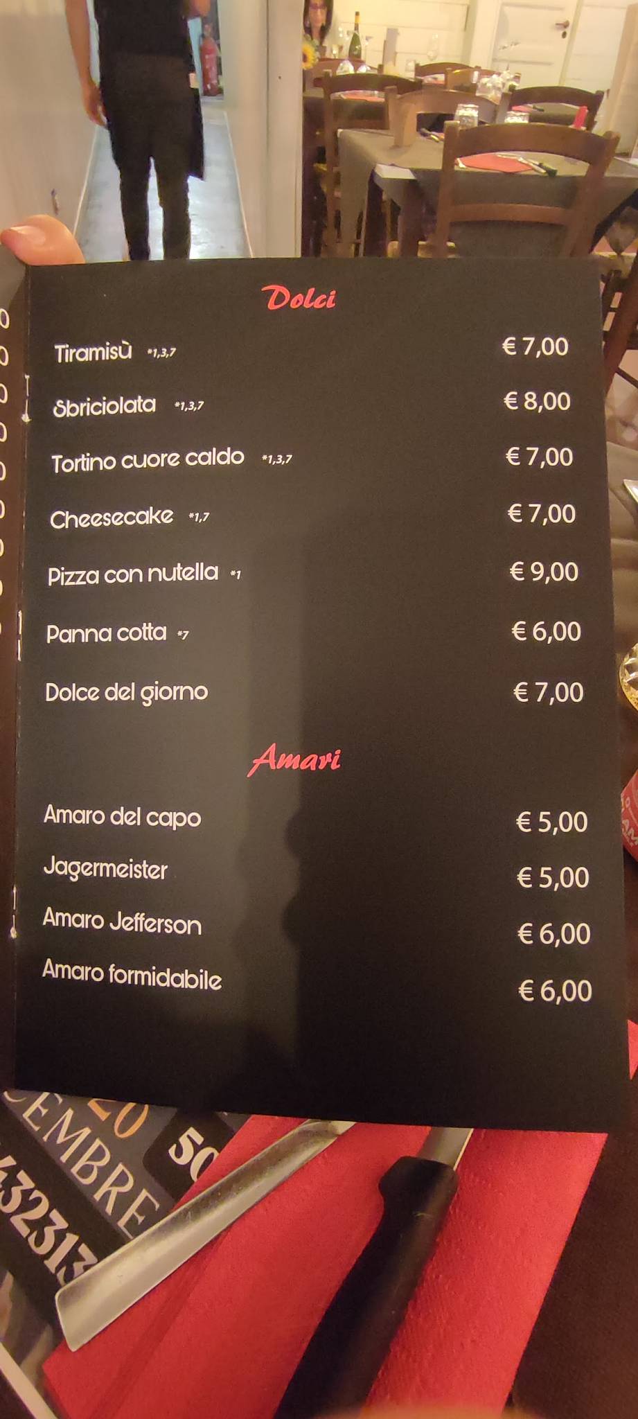 Pizzeria Mamma Katia меню