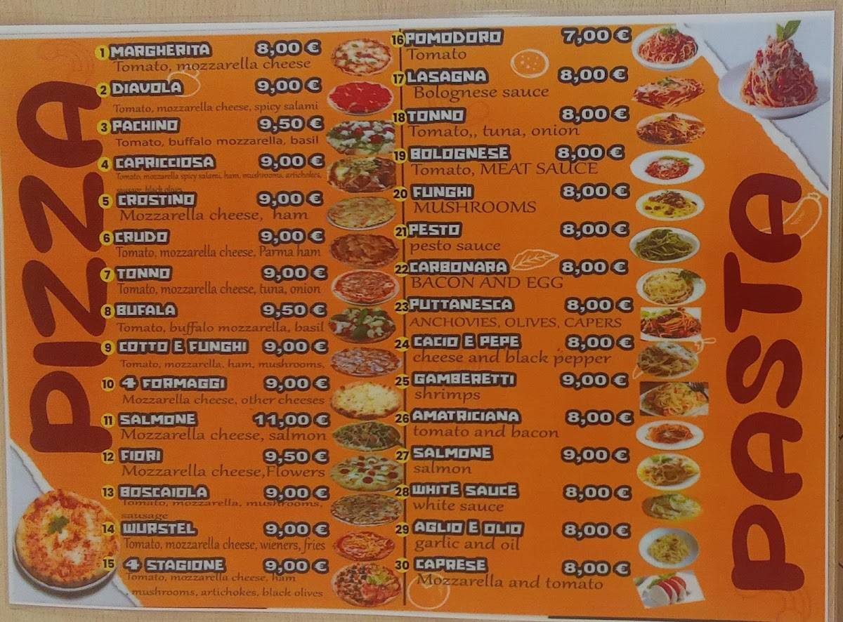 Pizzeria leonina kebab Roma меню