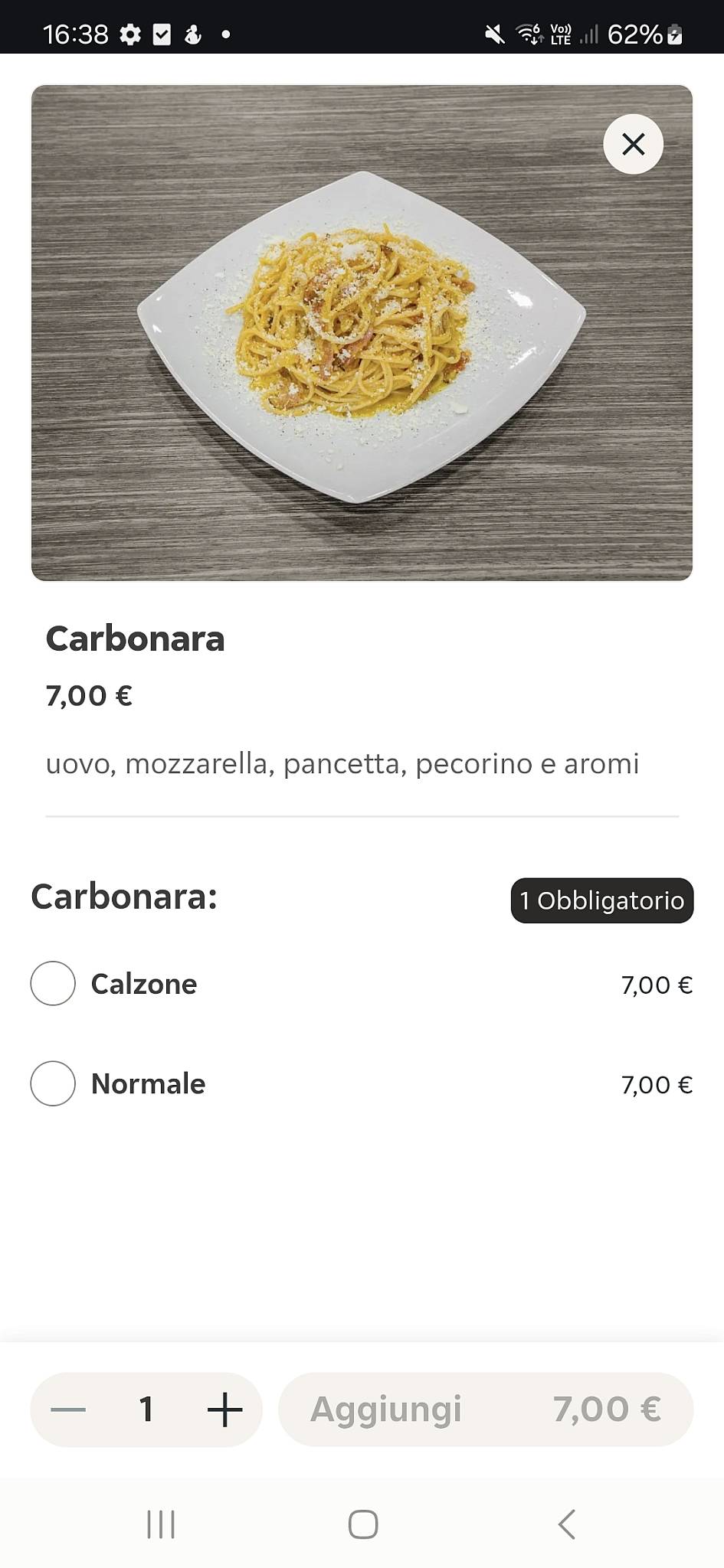 Pizzeria Poldino меню