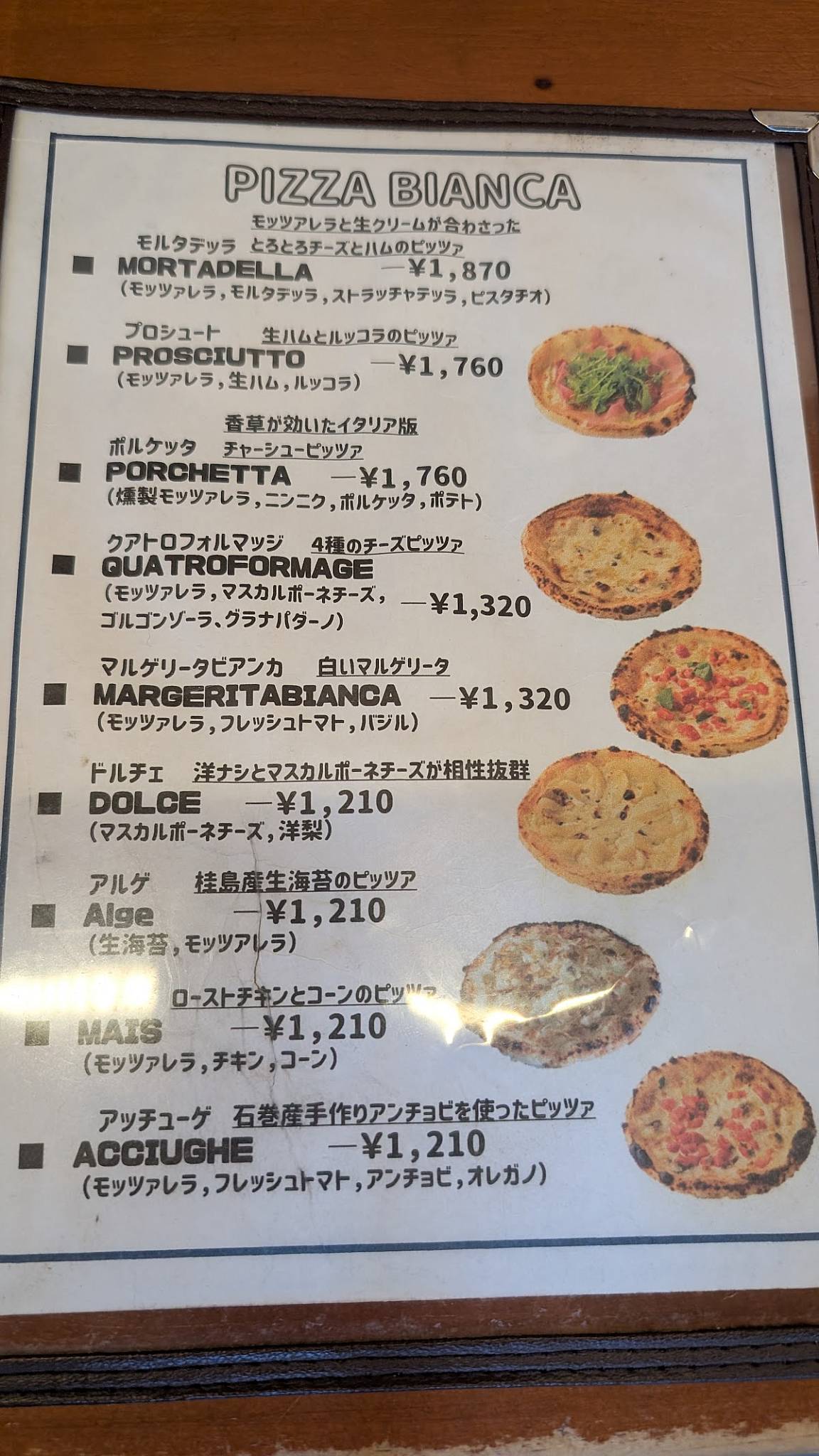 Pizzeria Rocco меню