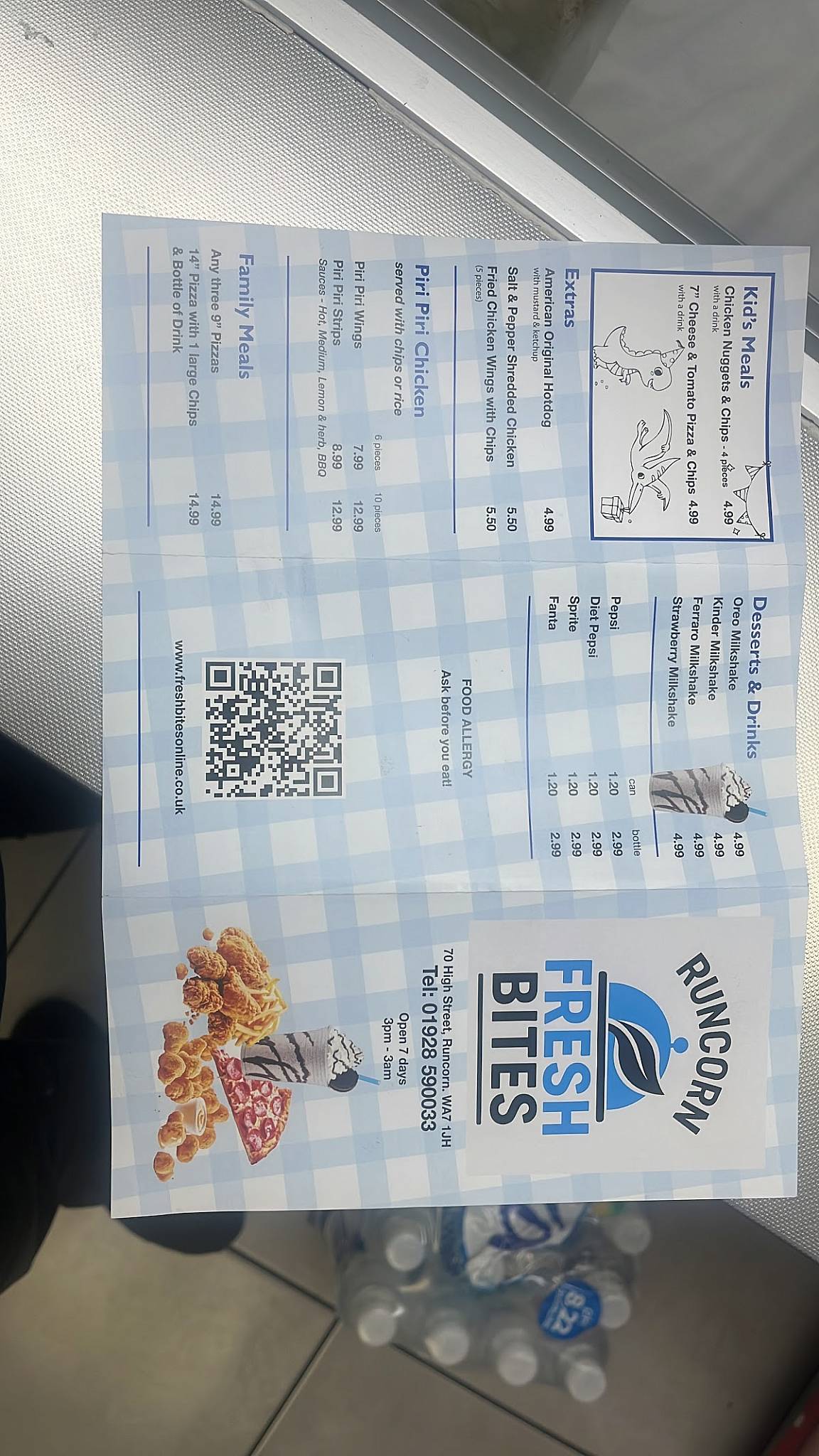 Runcorn fresh bites меню