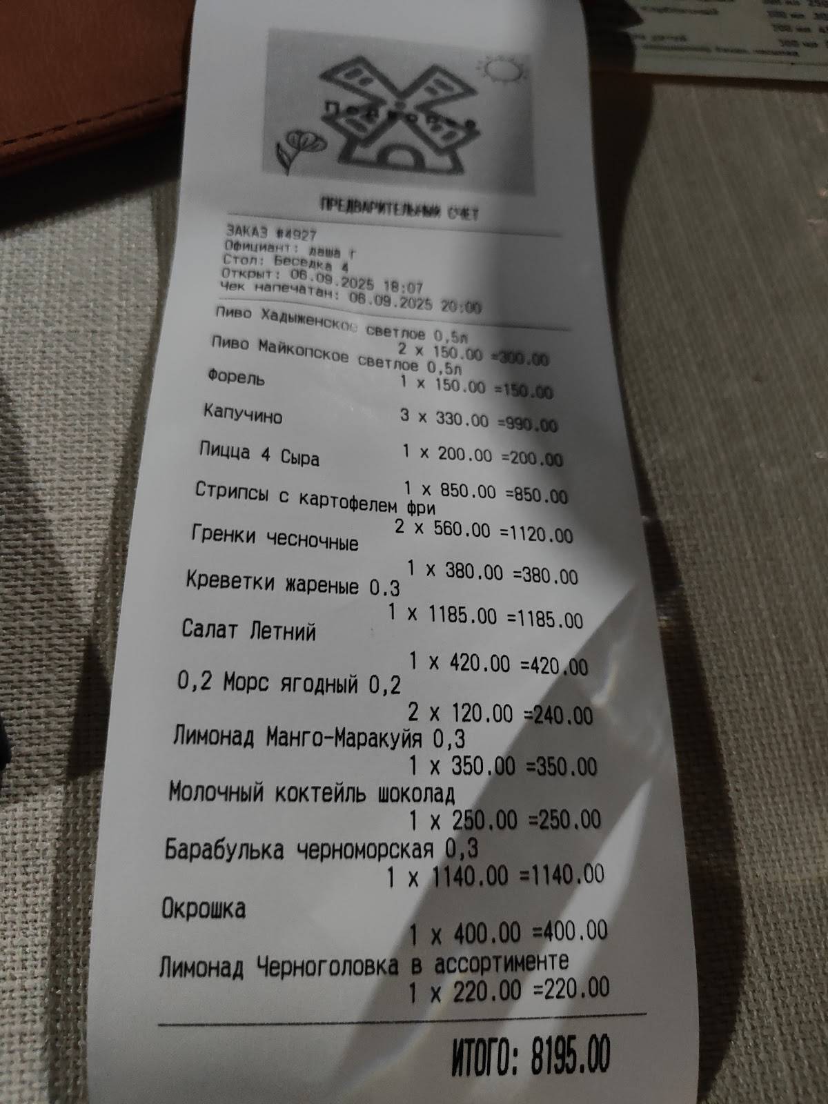 Подворье меню