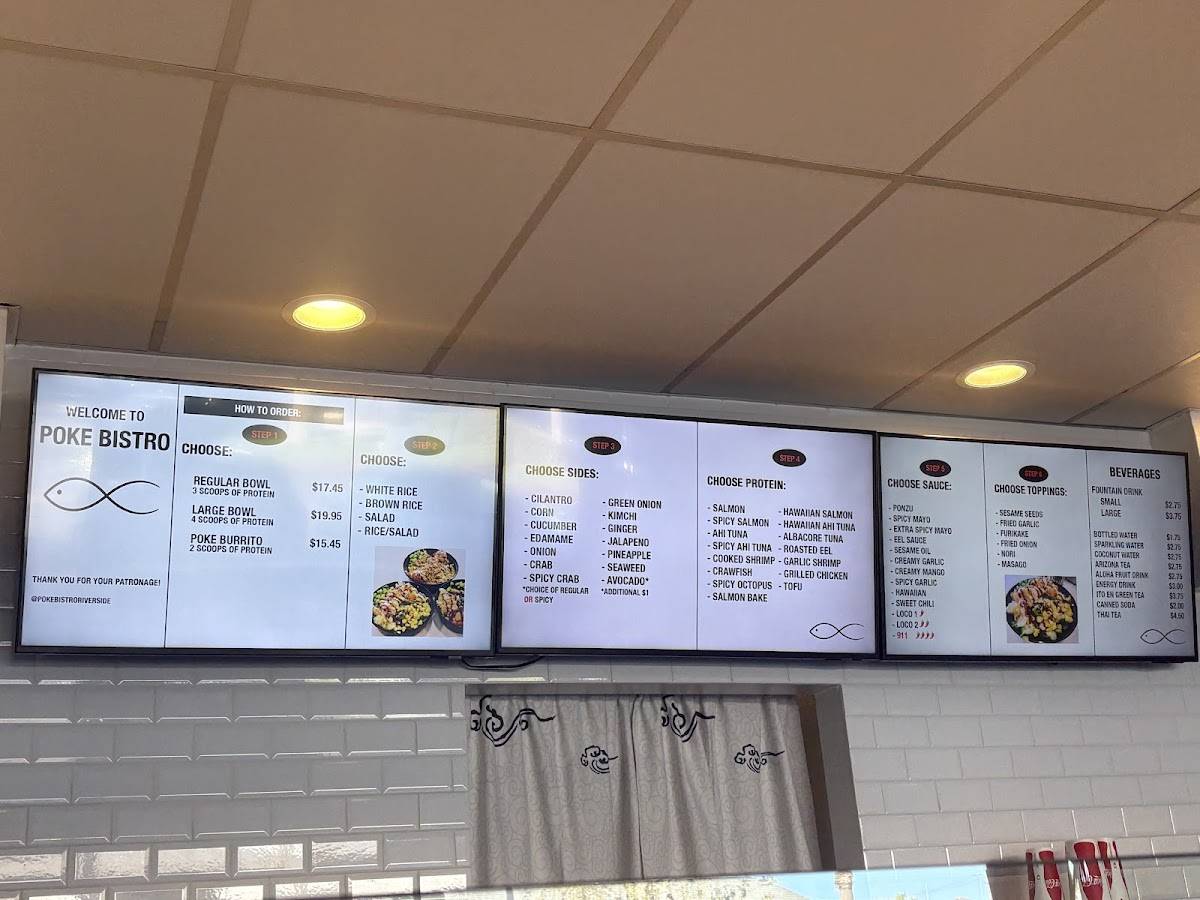 Poke Bistro меню