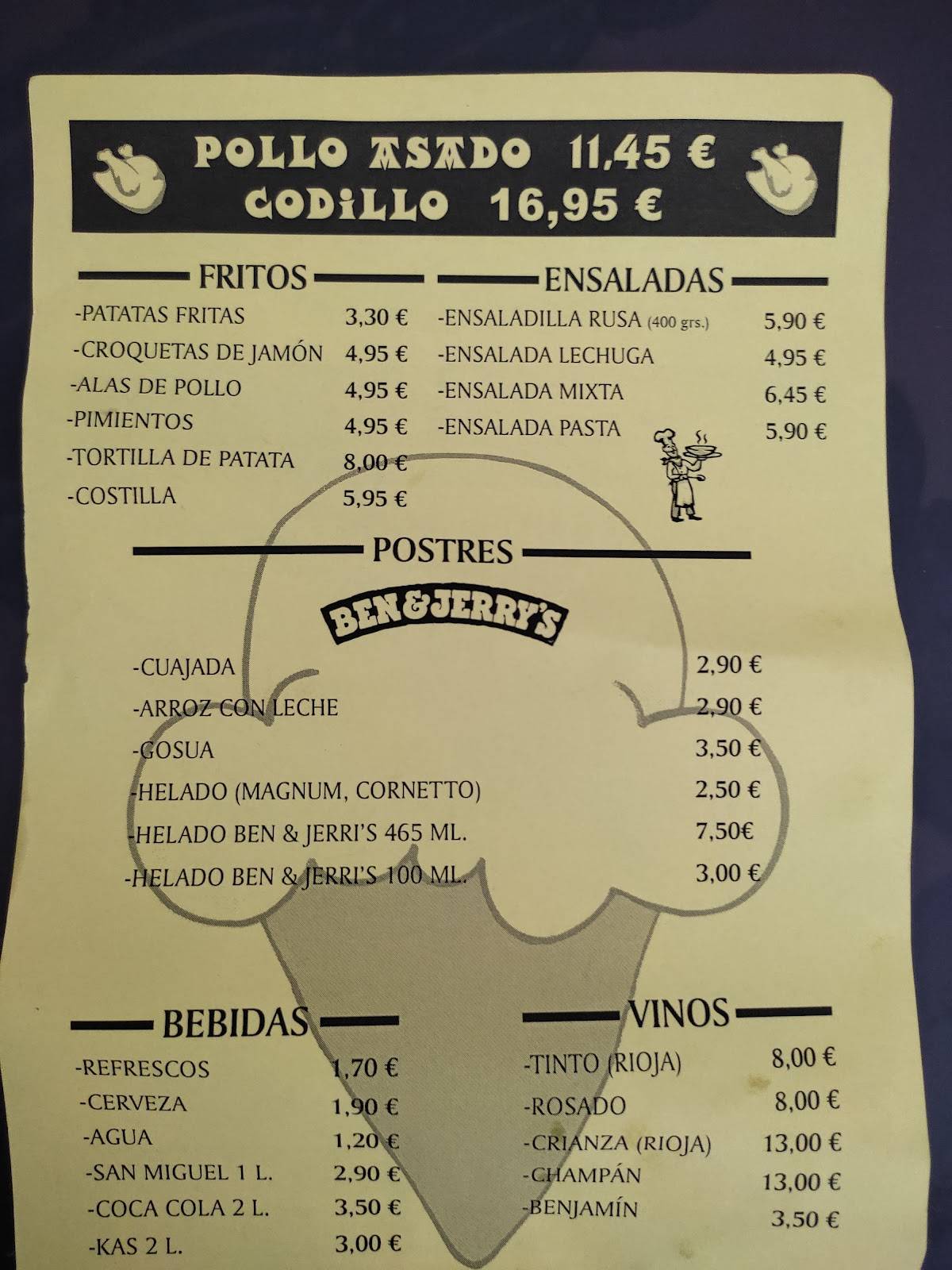 Pollo Riko - Barakaldo меню