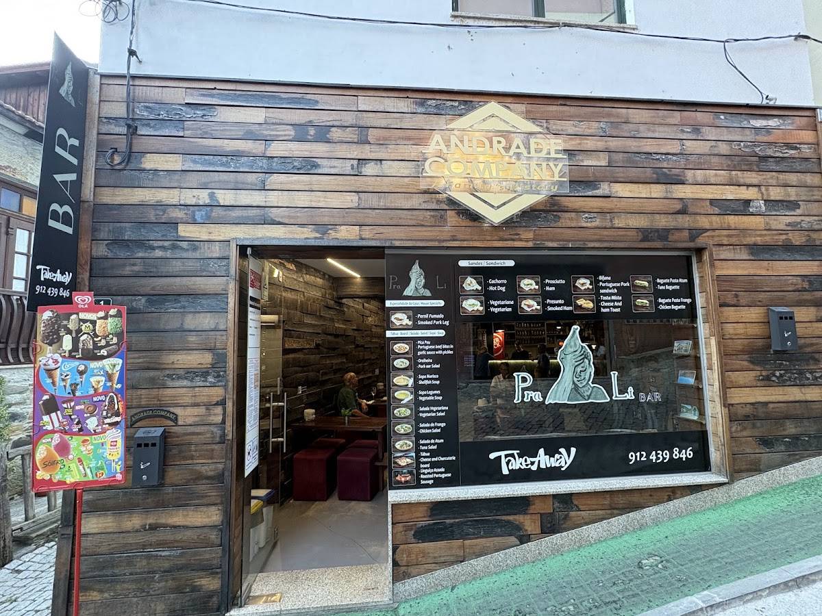 Pra Li Bar меню