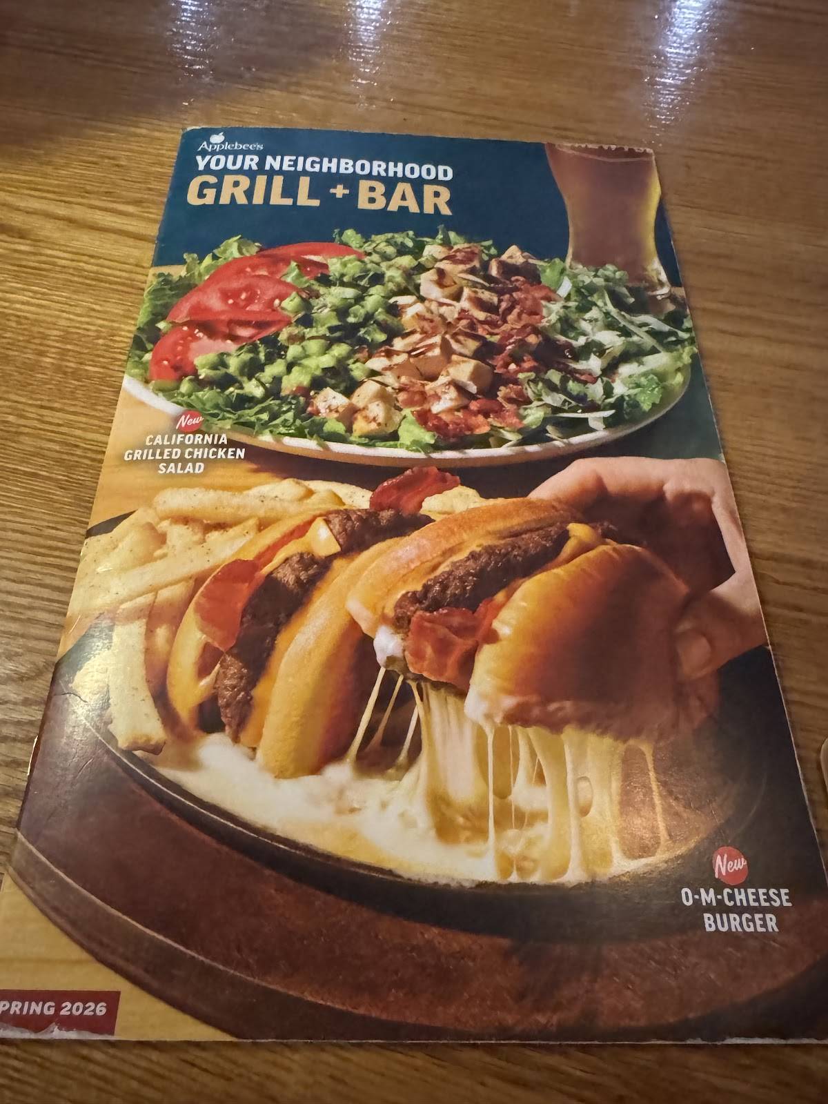 Applebee's Grill + Bar меню