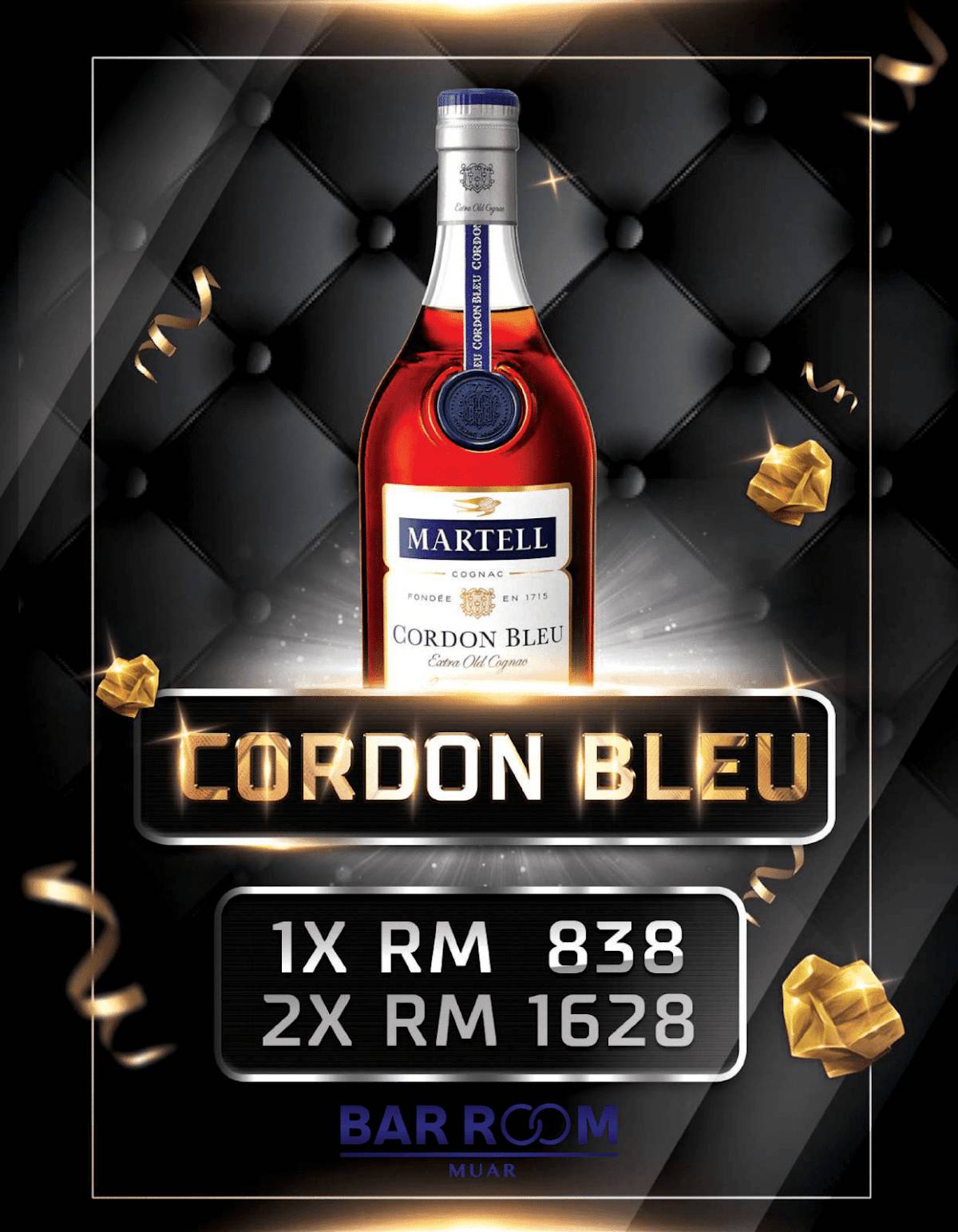 BarRoom Muar меню