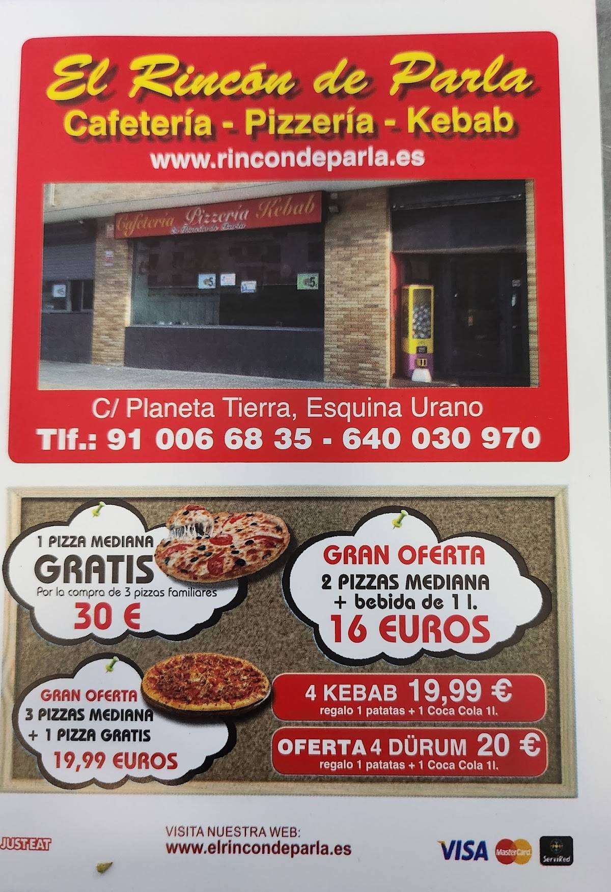 El Rincon de Parla меню