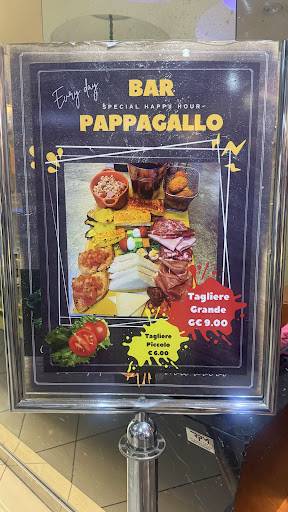 Il Pappagallo Bar меню