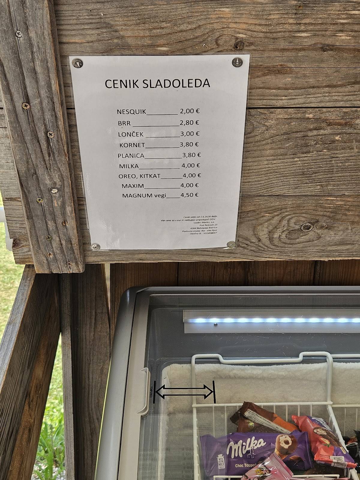 Kava bar Na Rju меню