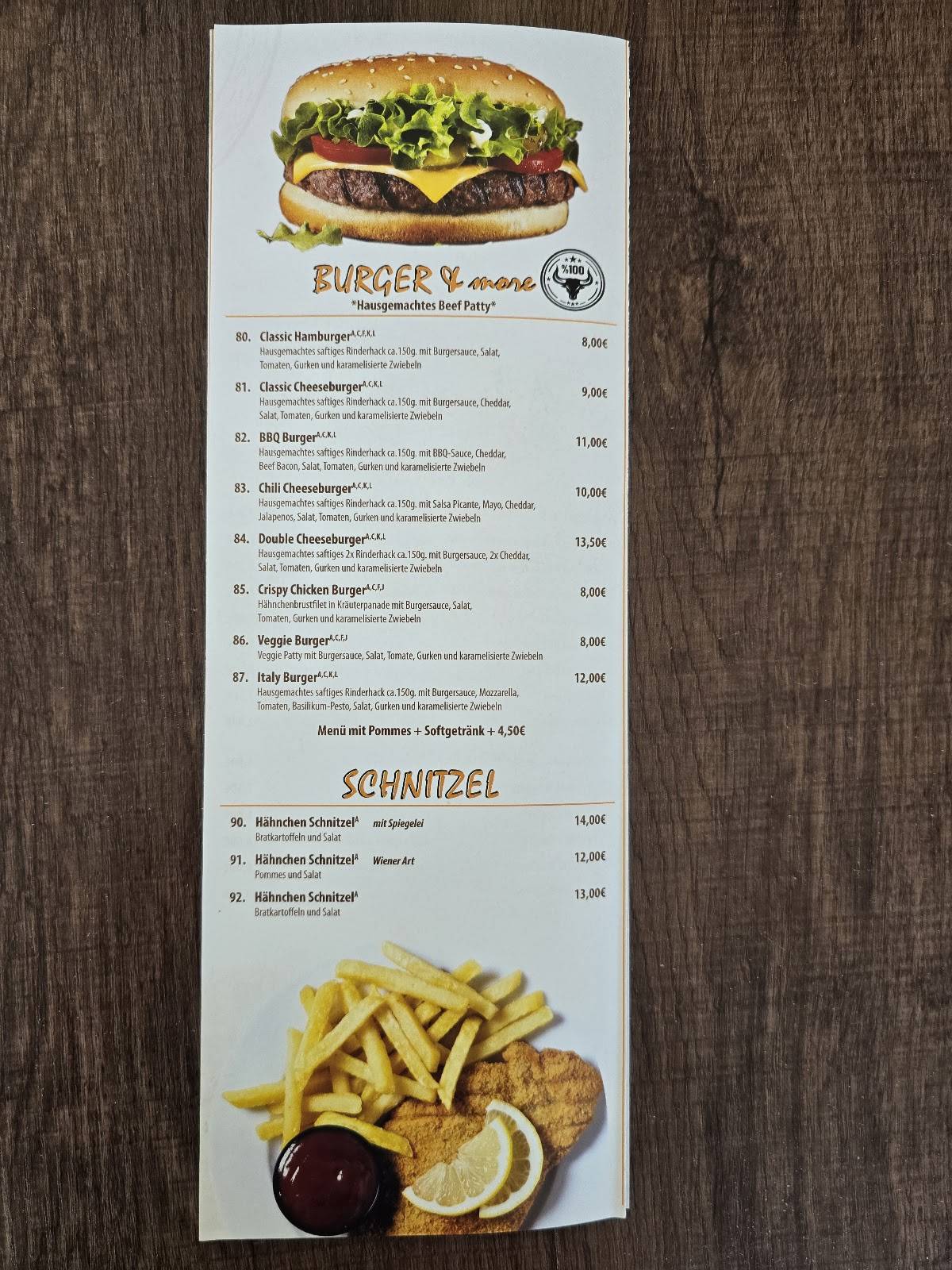 La Napoli меню