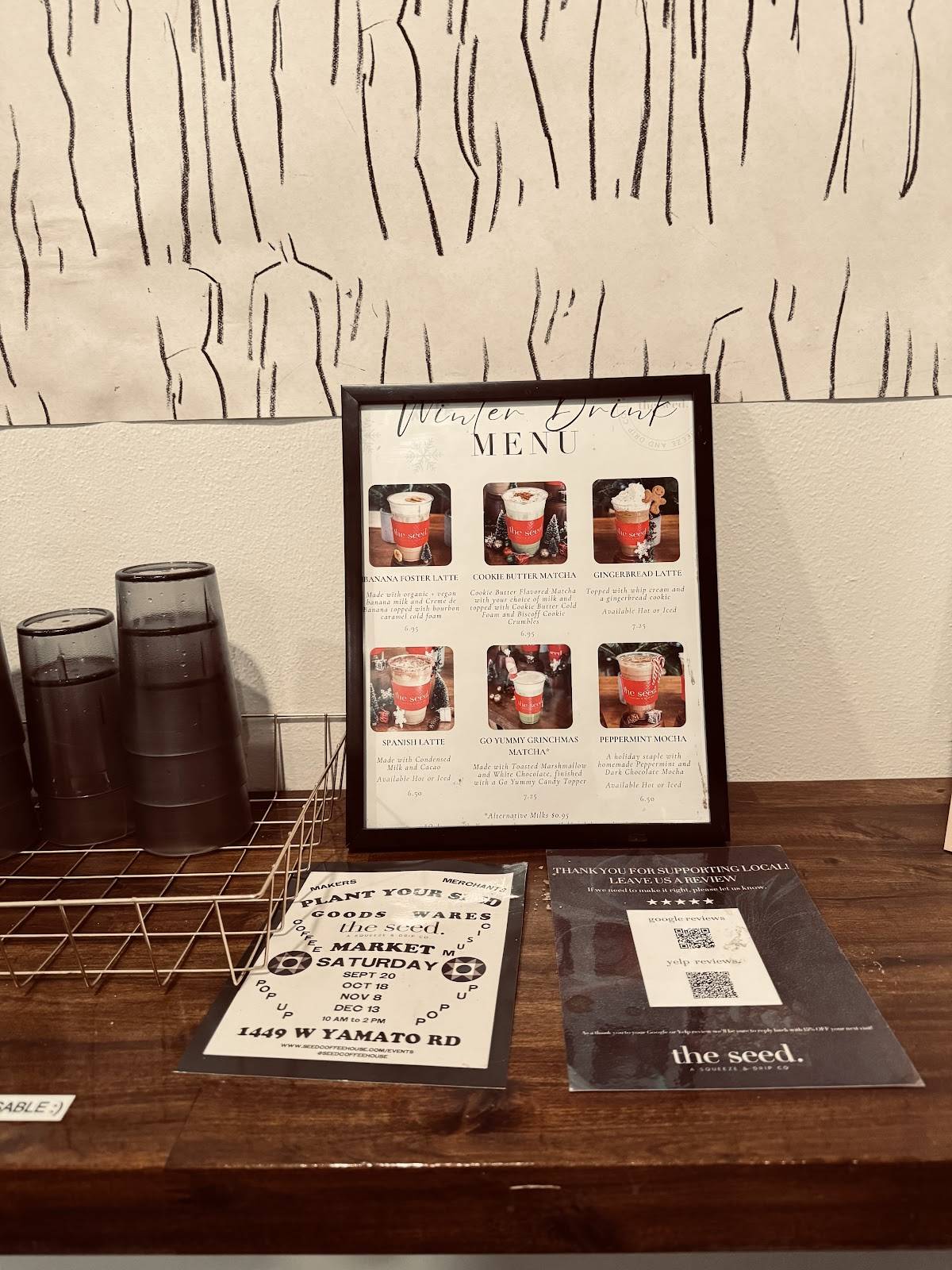 the seed. Coffee + Juice Bar меню