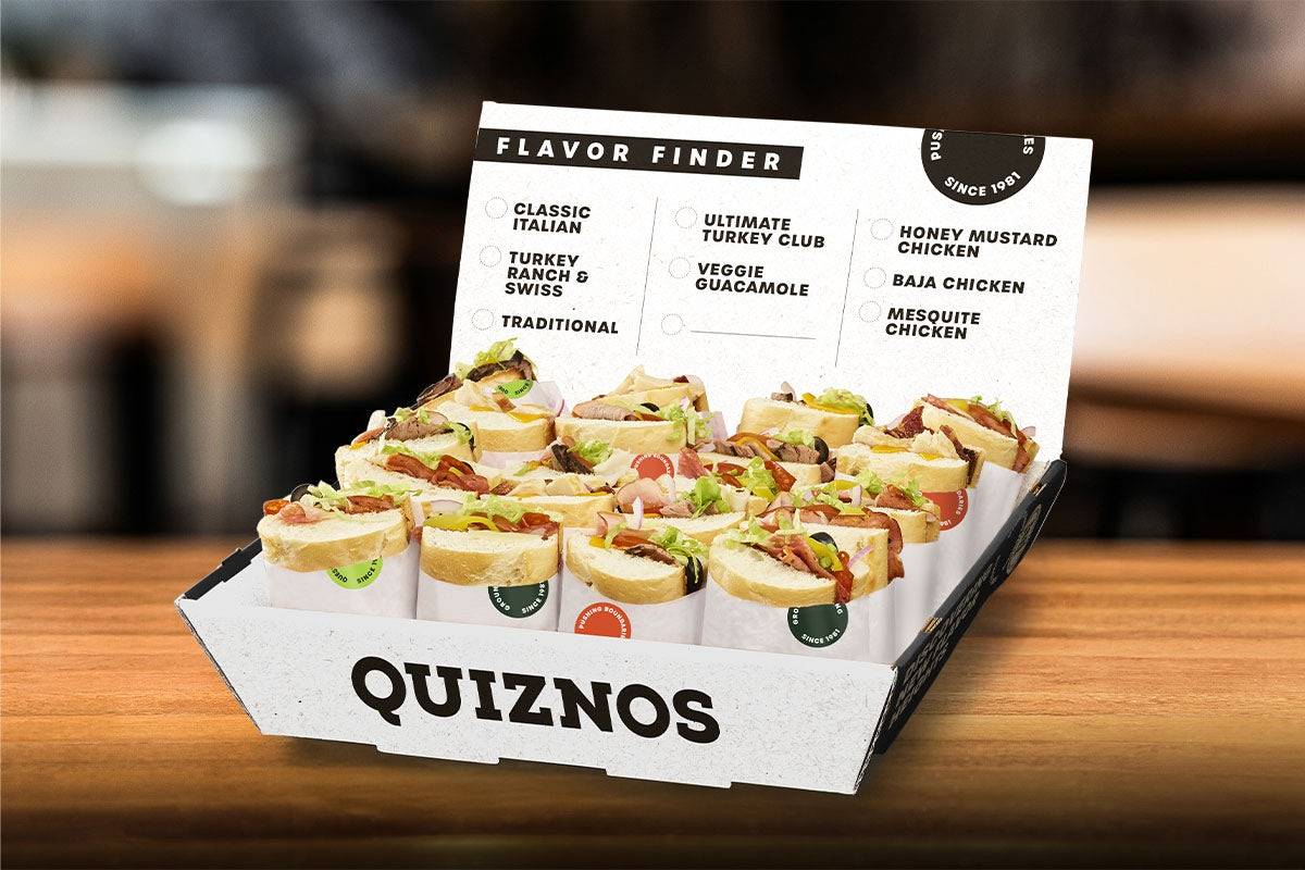Quiznos меню
