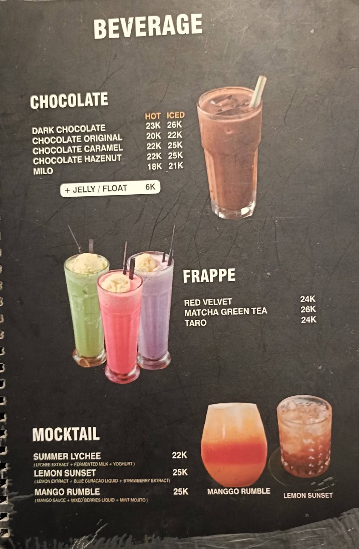 RR CAFE DELIMA меню