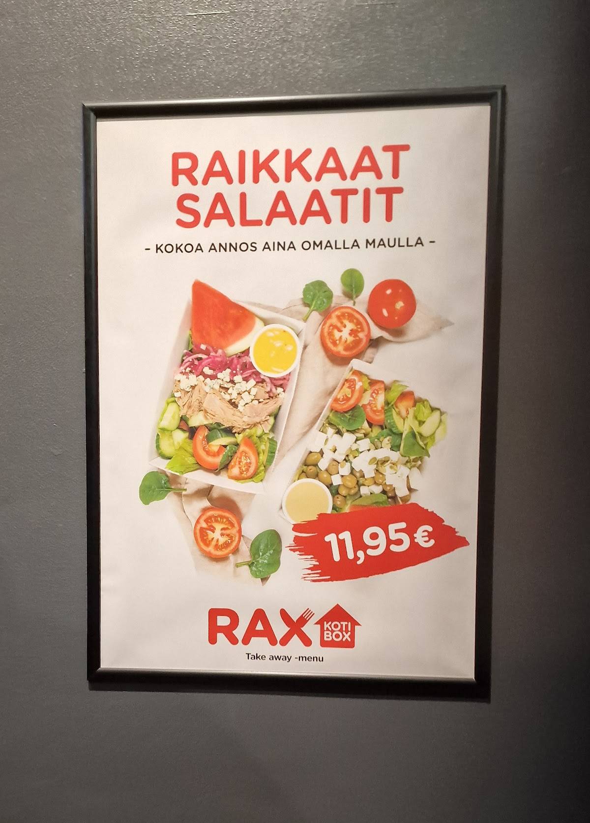Rax Pizzabuffet меню