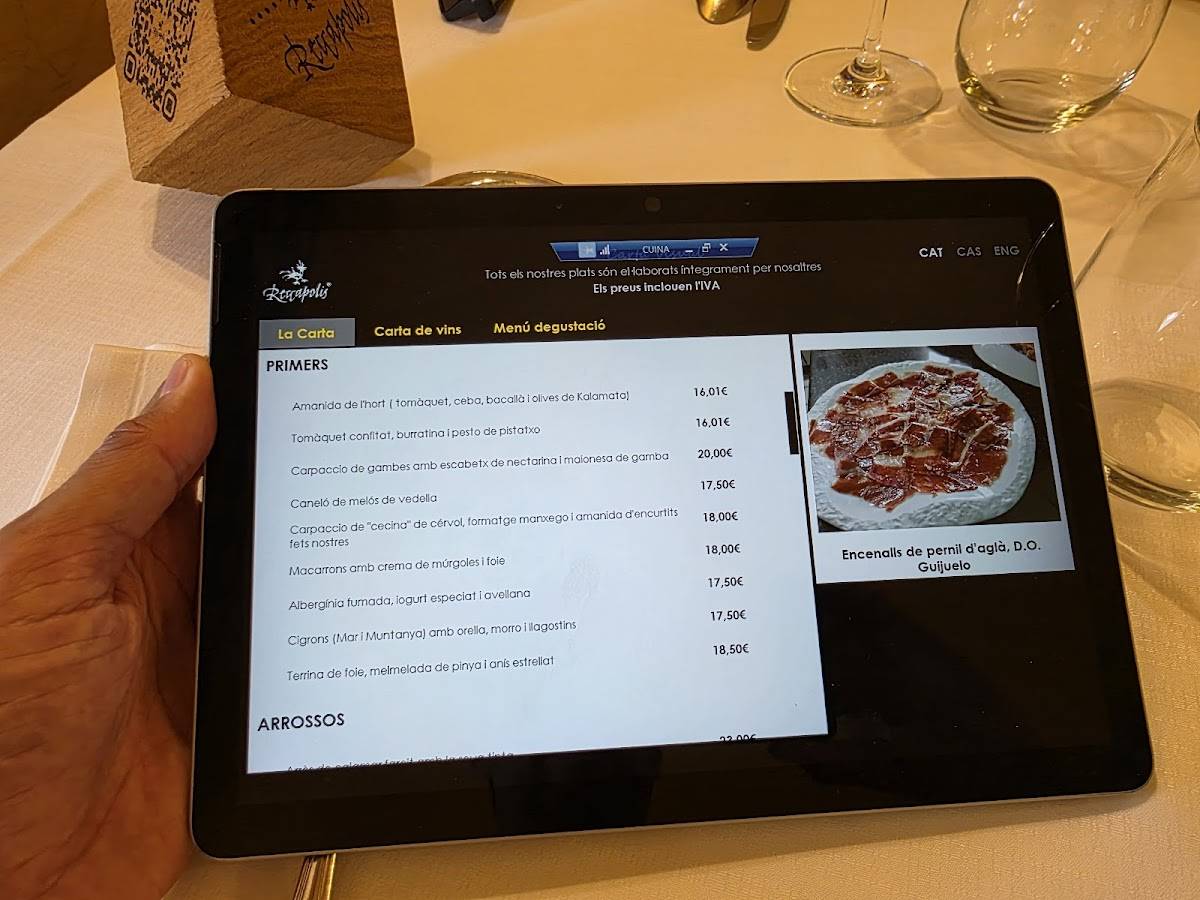 Reccapolis Restaurant меню