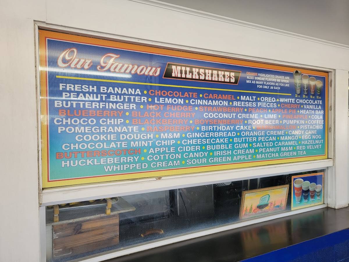 Scoopers Drive-in меню