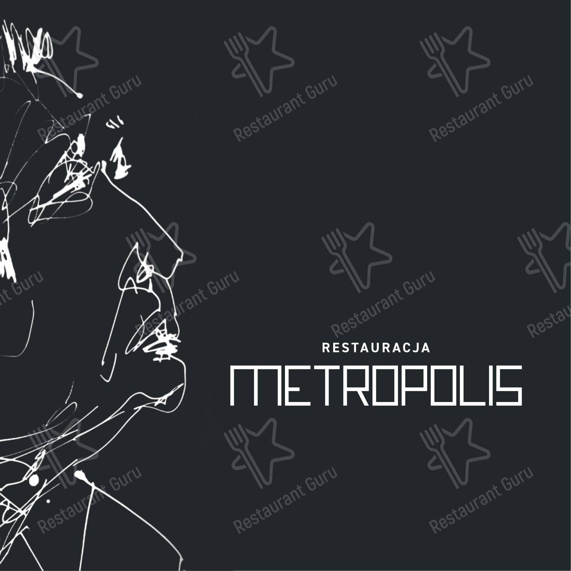 菜单 ресторана Restauracja Metropolis в Катовице