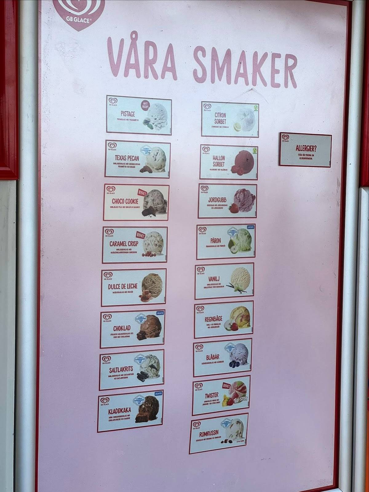 Restaurang Parasollen меню